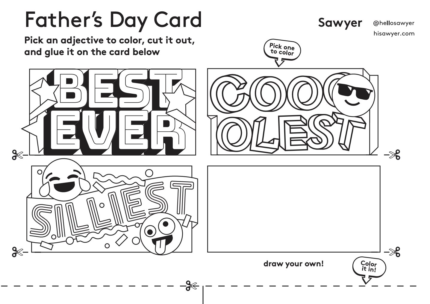 Free Printable Father's Day Cards Free Printable Father's Day Cards
