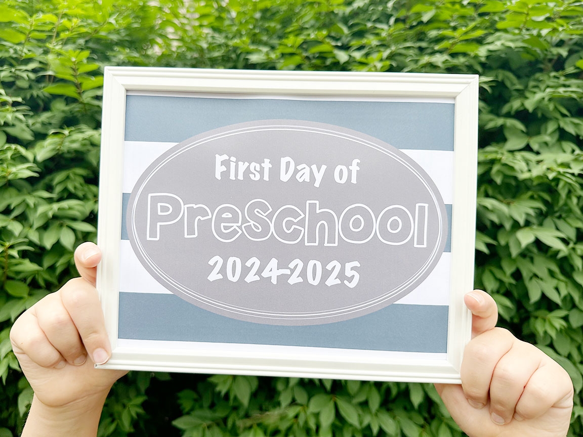 Free Printable First Day Of School Signs 2024 Mary Martha Mama