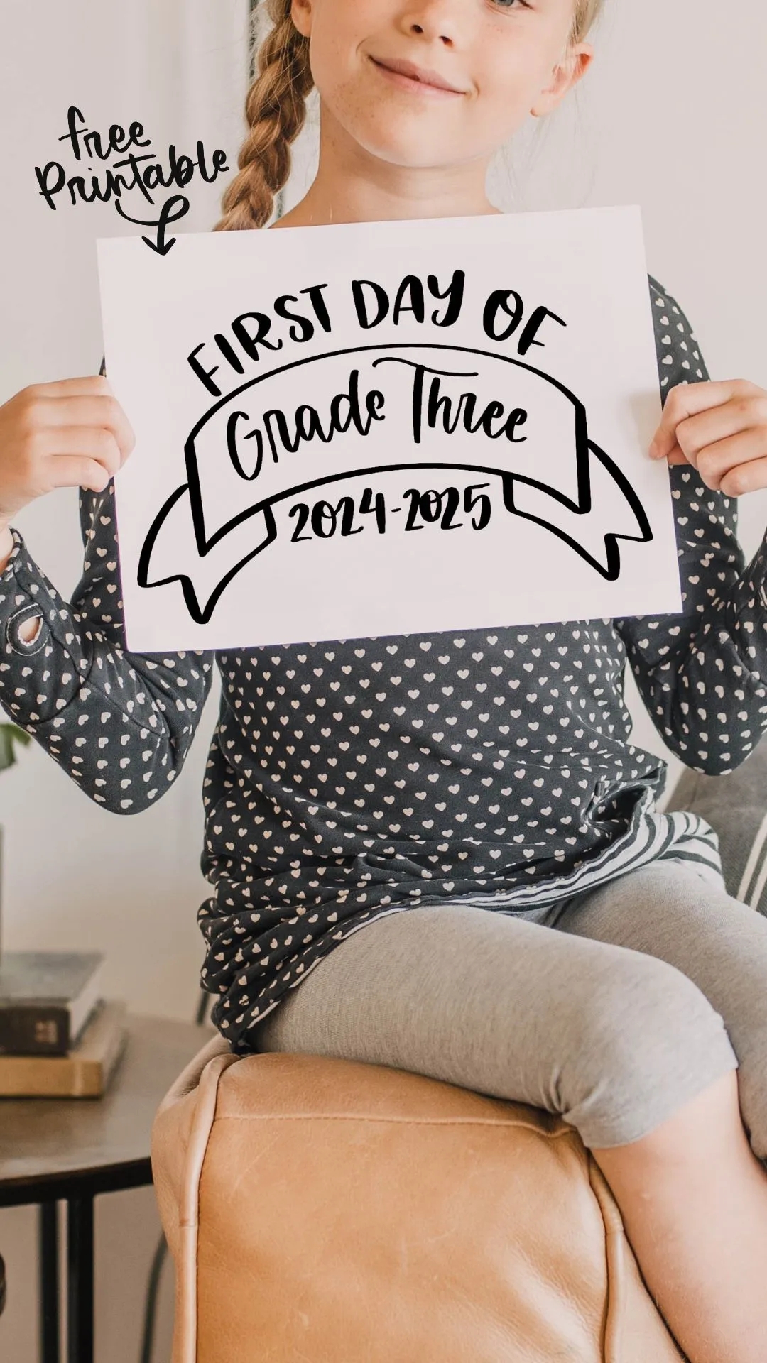 First Day Of School Sign Printable Free Pdf