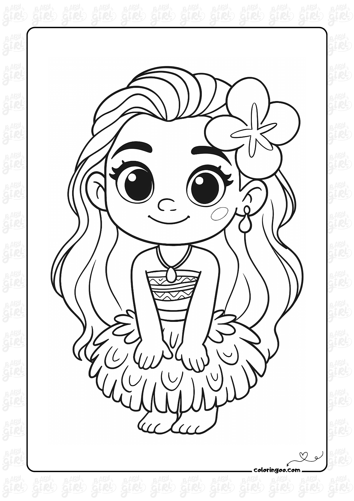 Free Printable Girls Coloring Pages 16