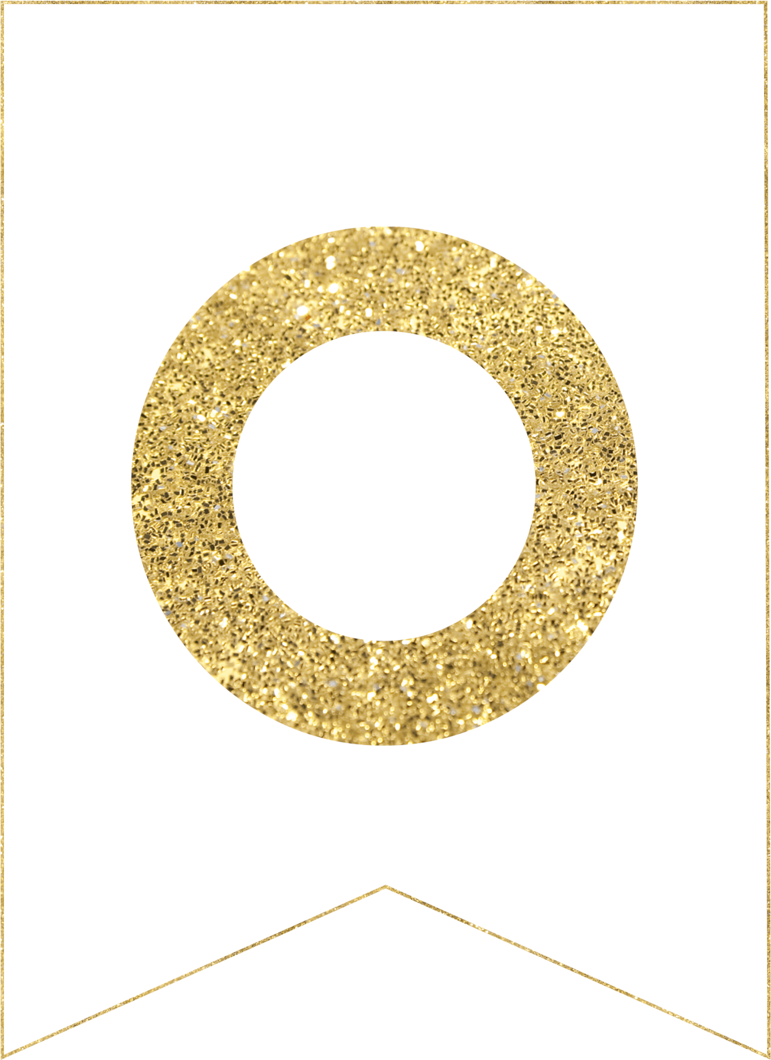 Alphabet Free Printable Gold Letters