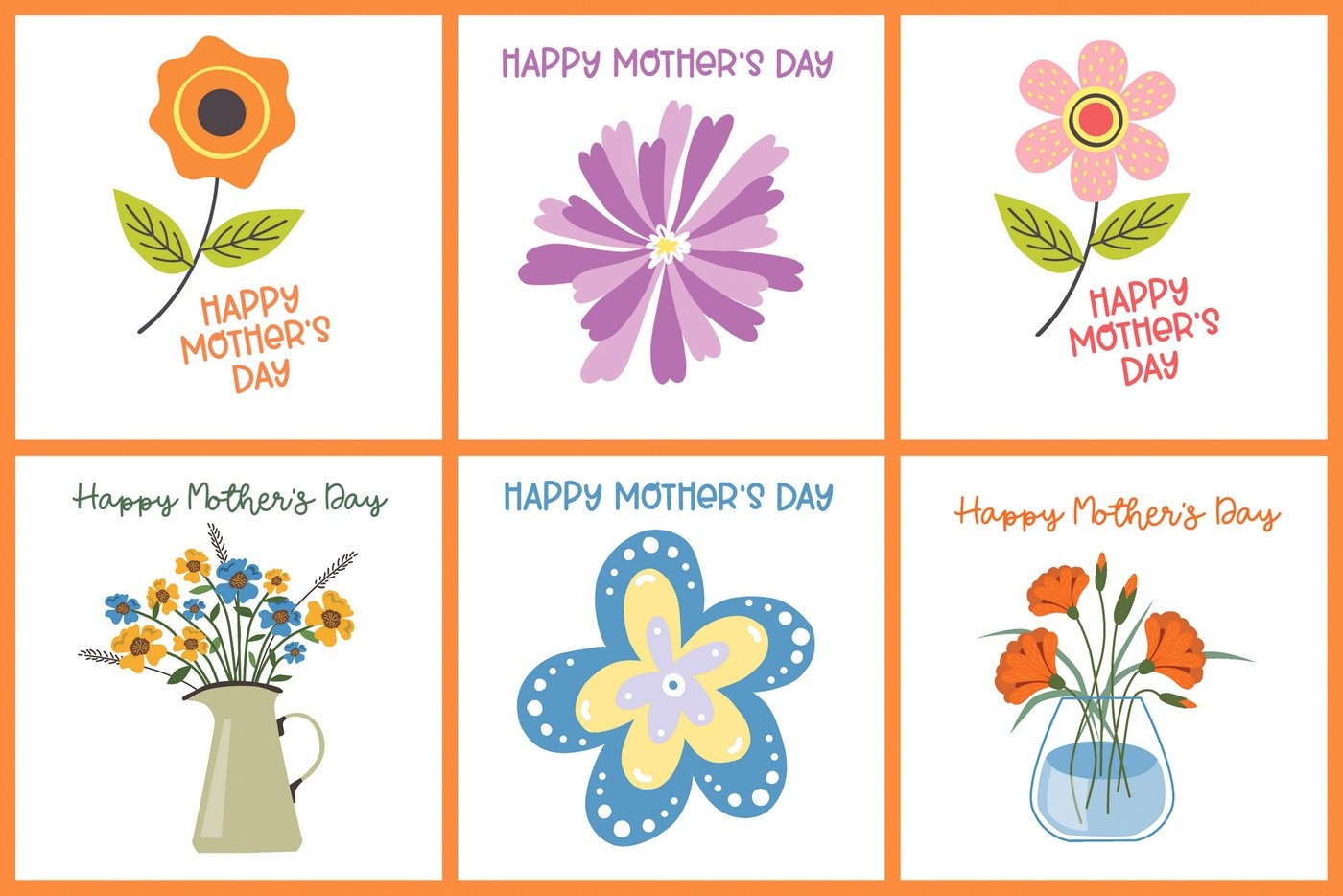 Free Printable Mother s Day Cards With Flowers 12 Different Designs At PrintColorFun