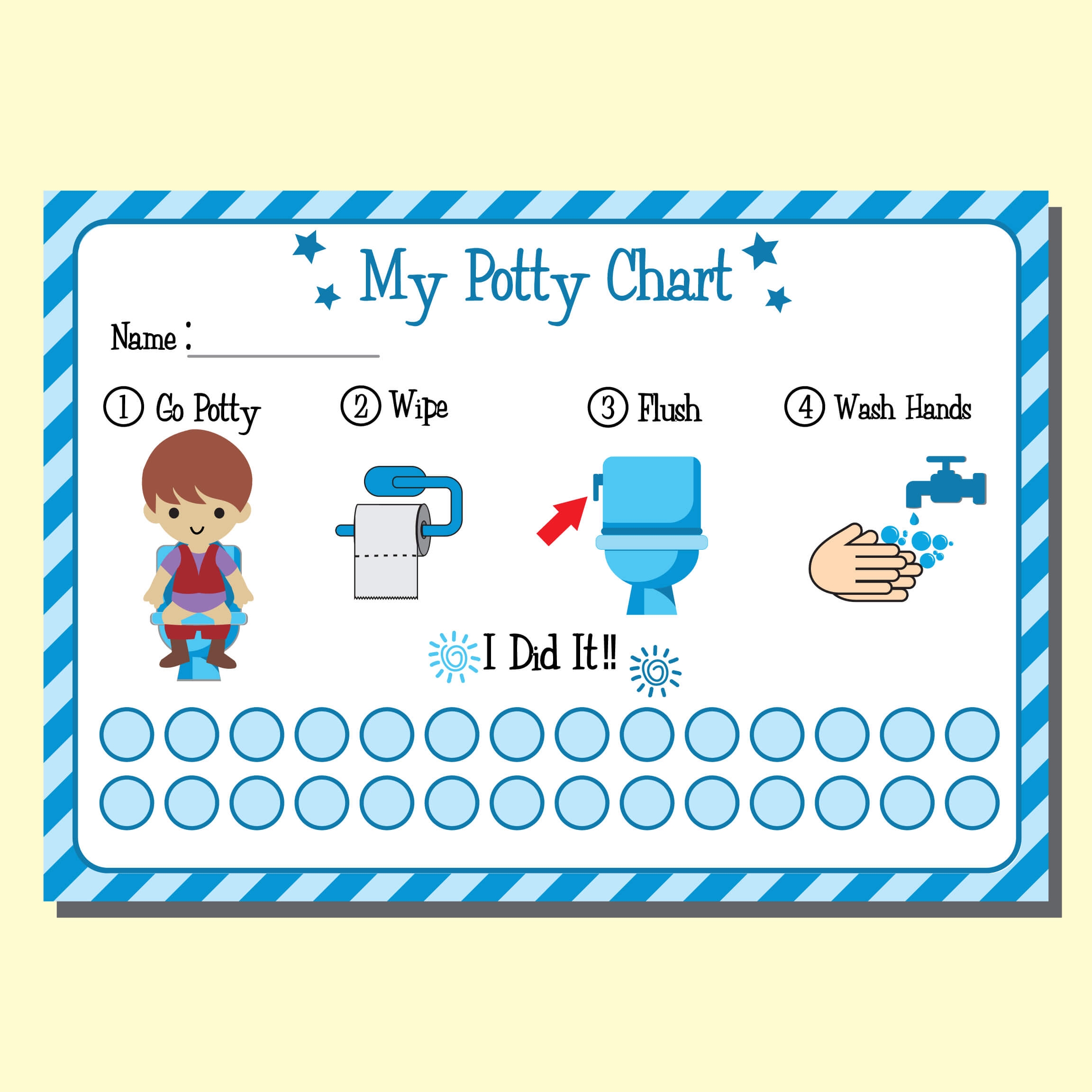 Free Printable Potty Training Charts Tried and True Worksheets Library