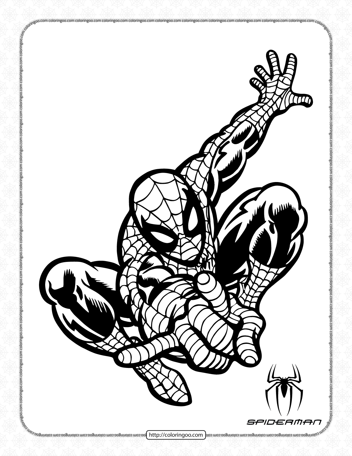 Spiderman Coloring Pages Free Printable