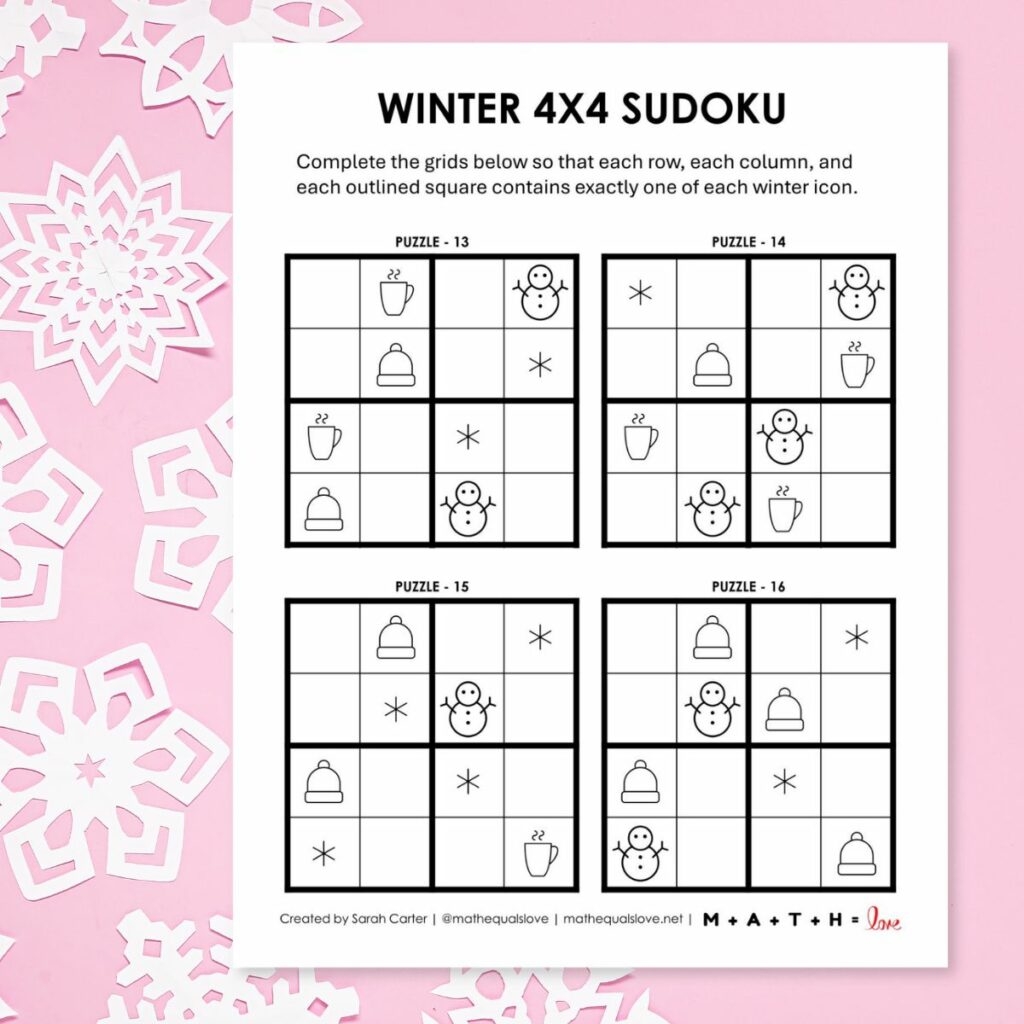 Sudoku Puzzles Printable Free Pdf