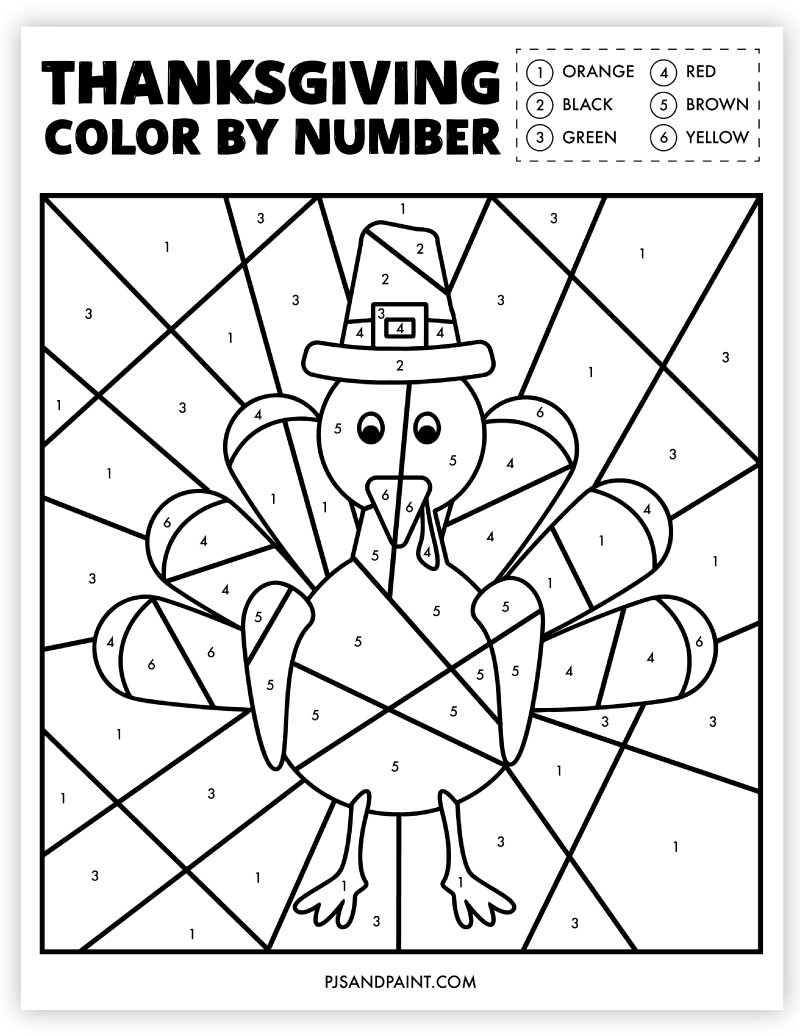 Free Printable Thanksgiving Coloring