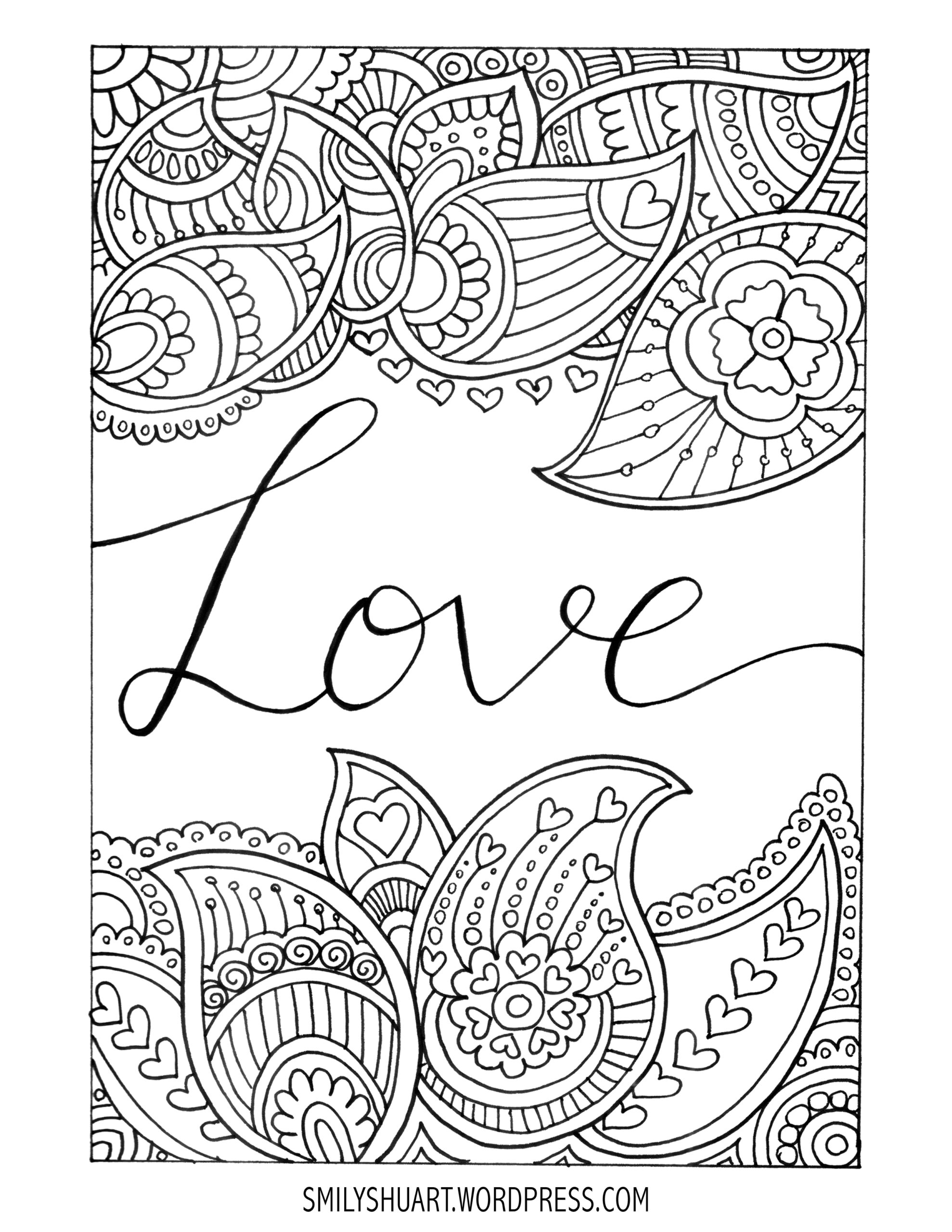 Free Printable Valentines Coloring Pages Pdf