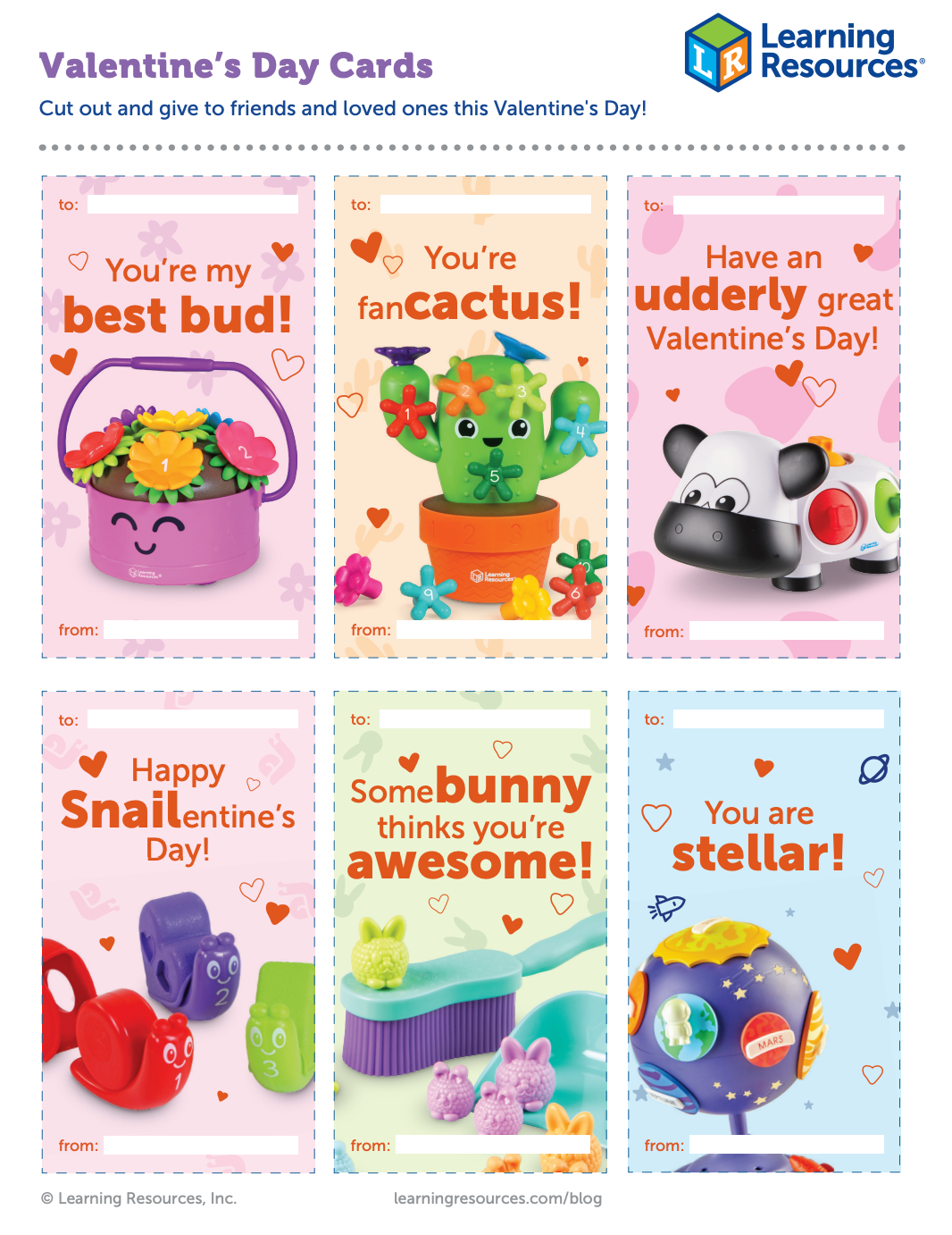 Free Printable Valentines Day Cards And Crafts