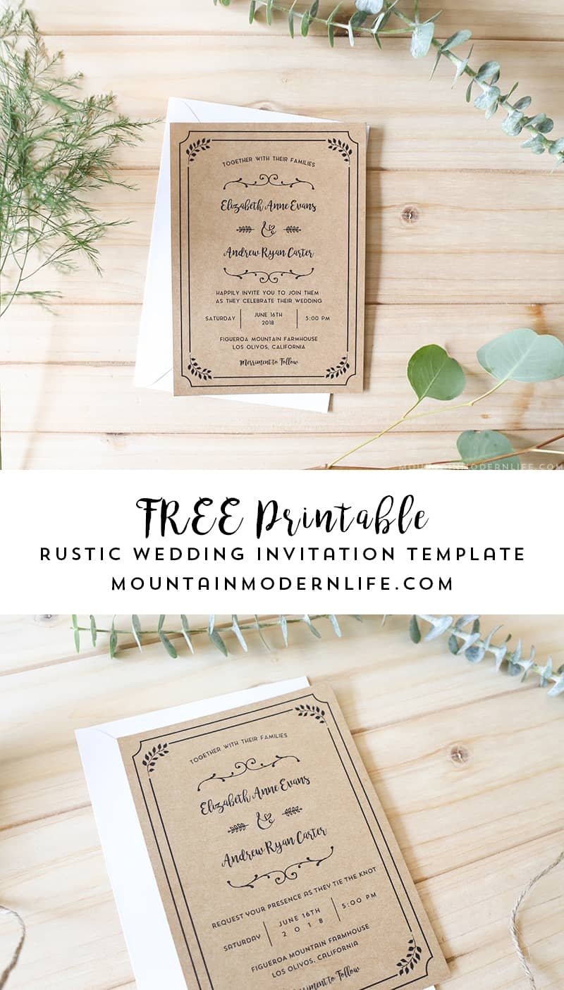 Free Printable Invitations