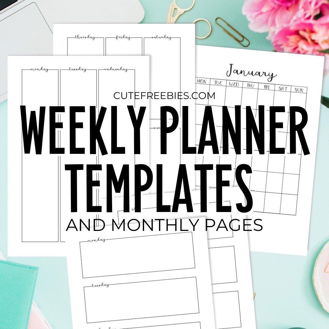 Weekly Calendar Printable Pdf Free Download