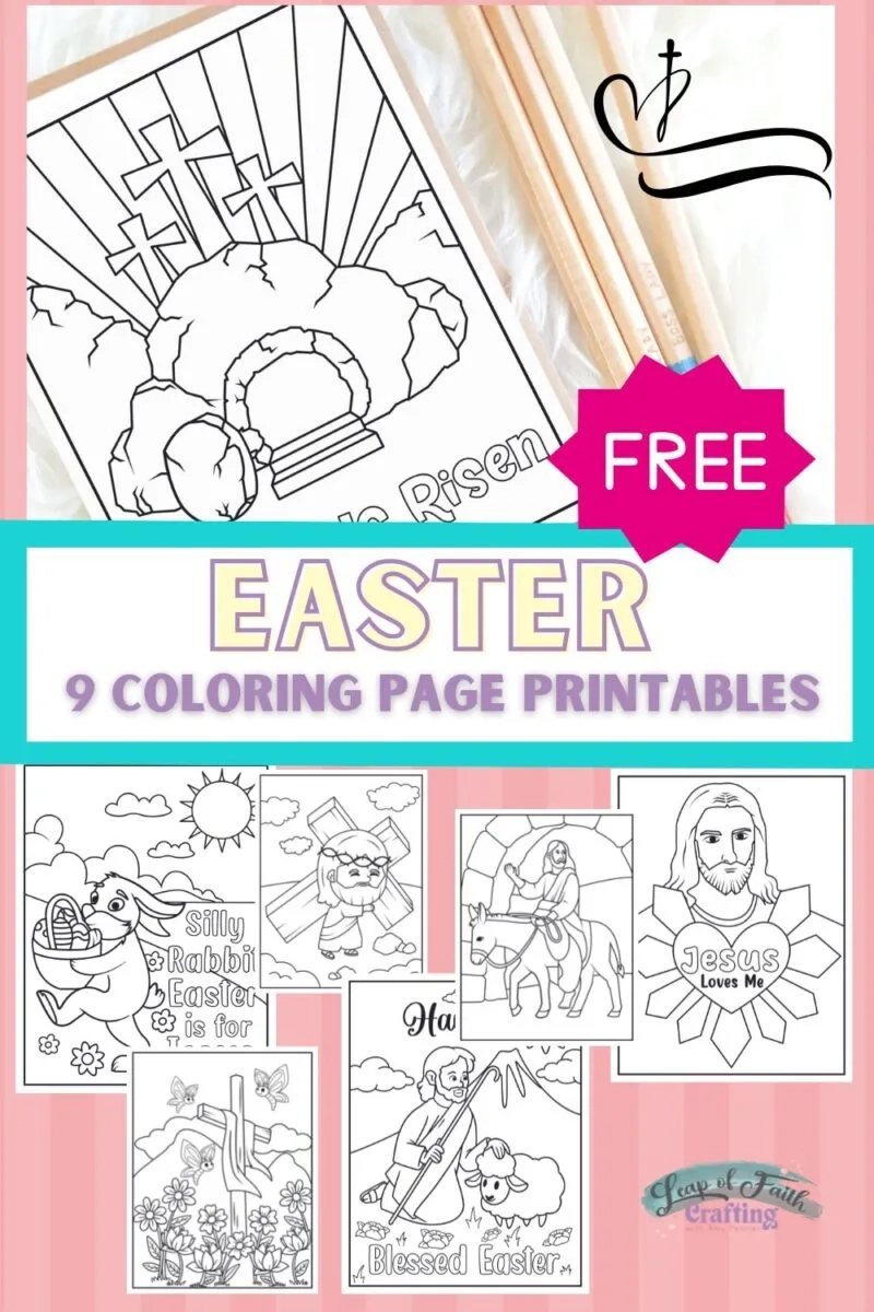 Free Religious Easter Coloring Pages 8 Printables Leap Of Faith Crafting