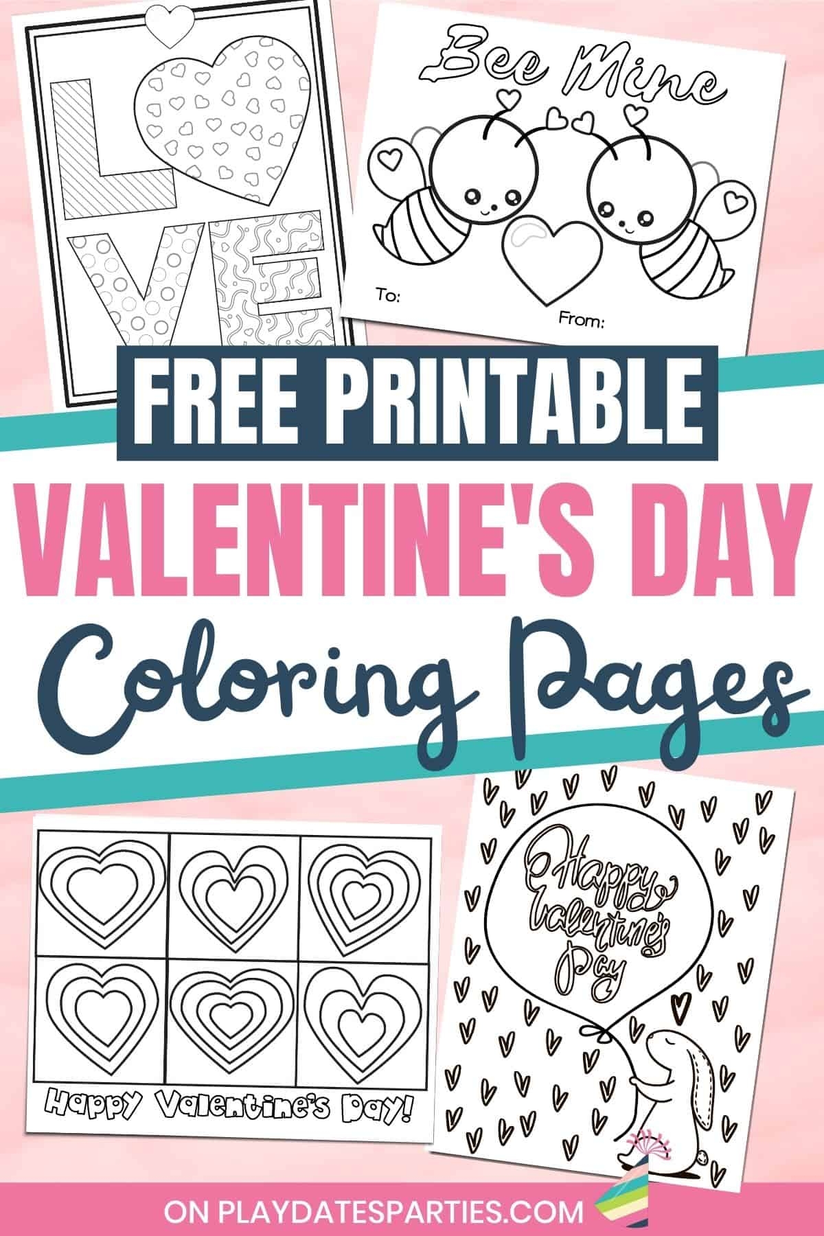 Free Printable Valentines Coloring Pages