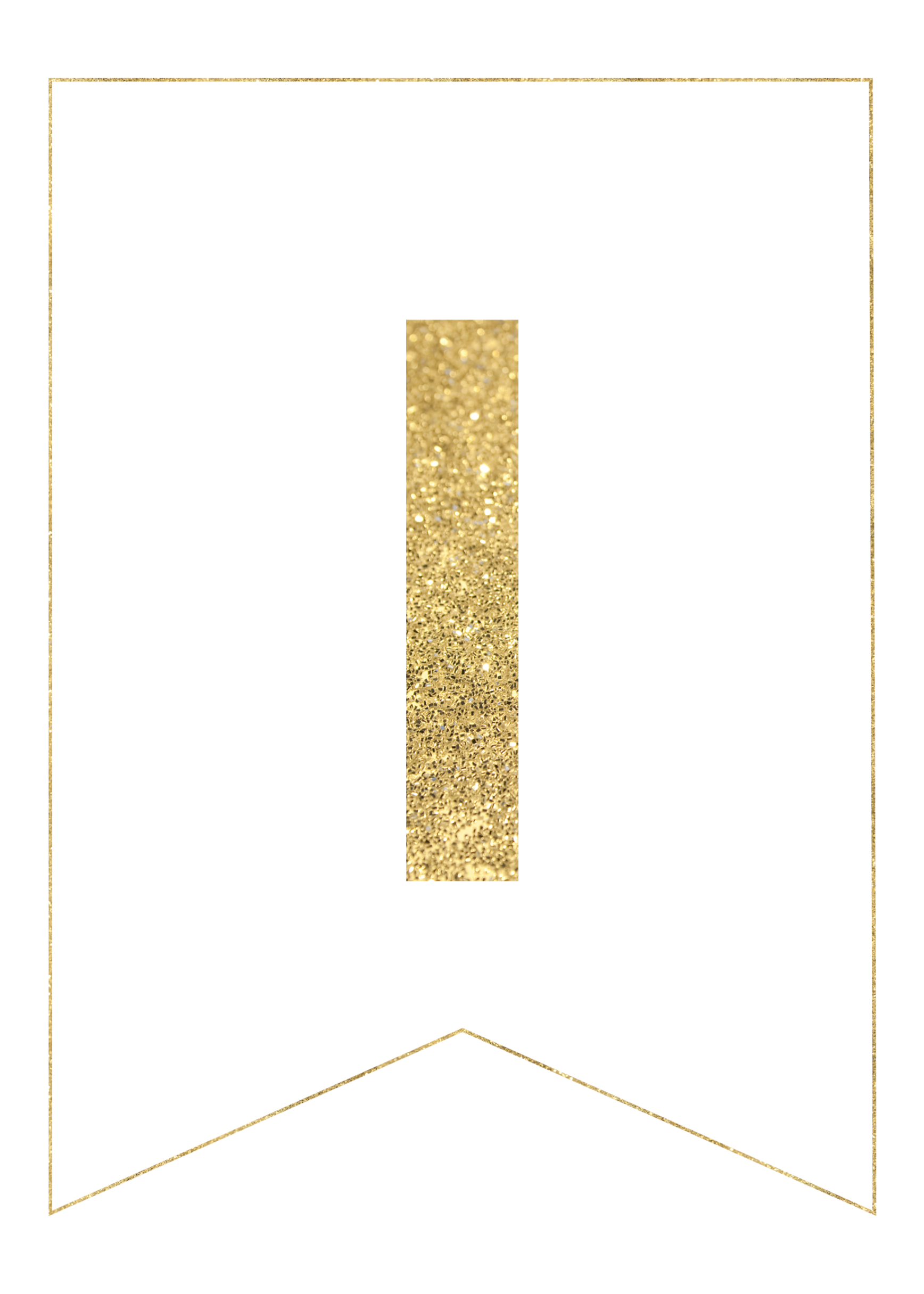 Gold Free Printable Banner Letters Paper Trail Design