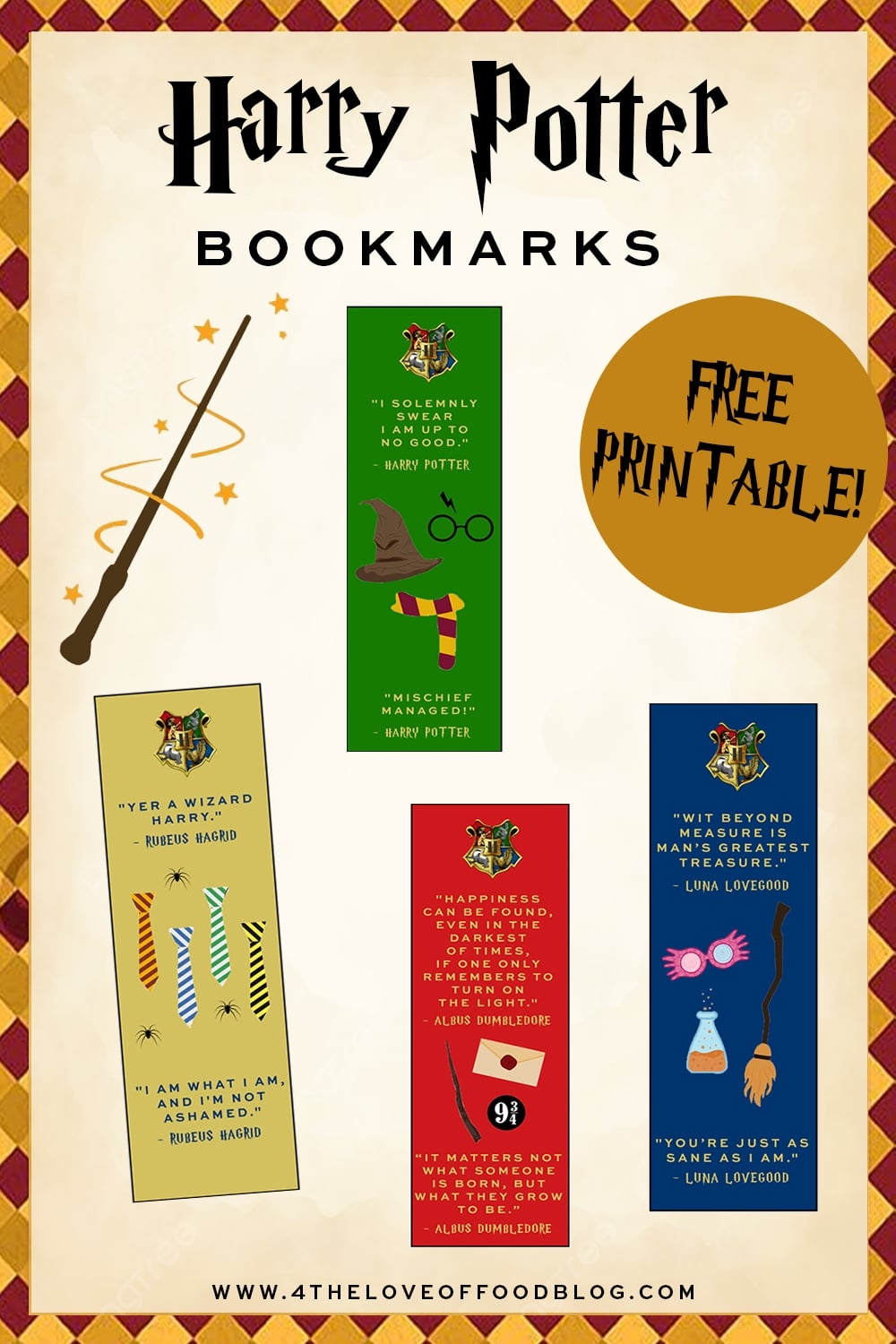 Printable Bookmarks Free Quotes