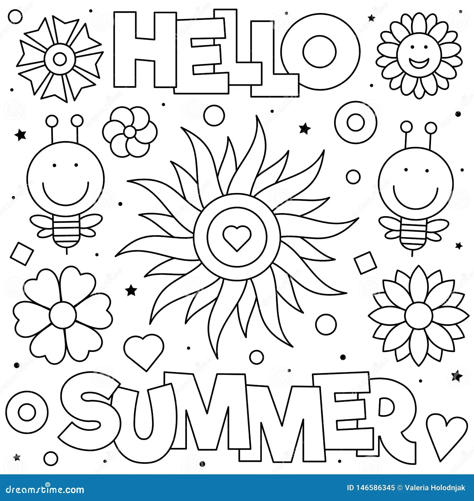 Free Printable Summer Coloring Sheets