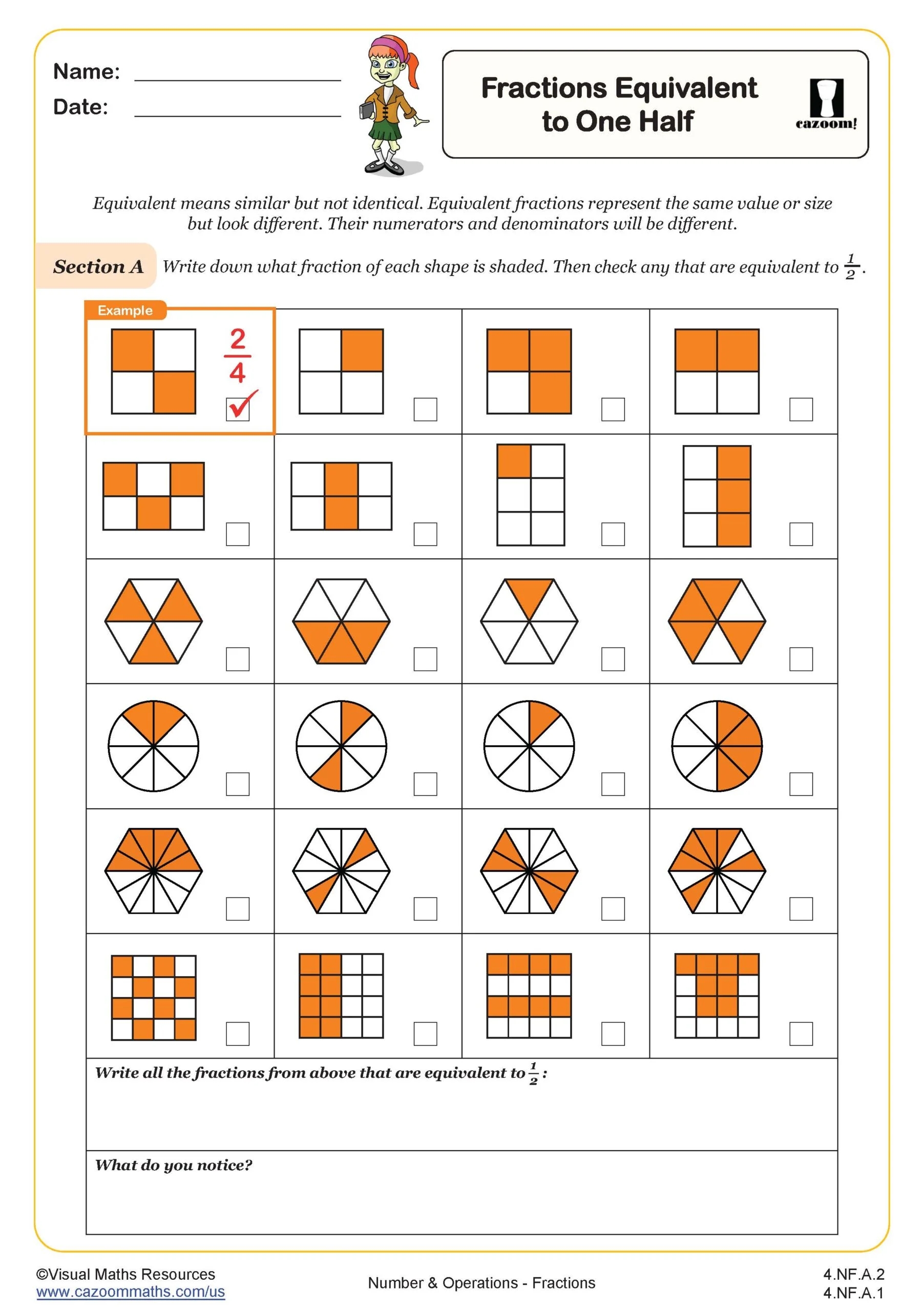 Home Cazoom Math Worksheets