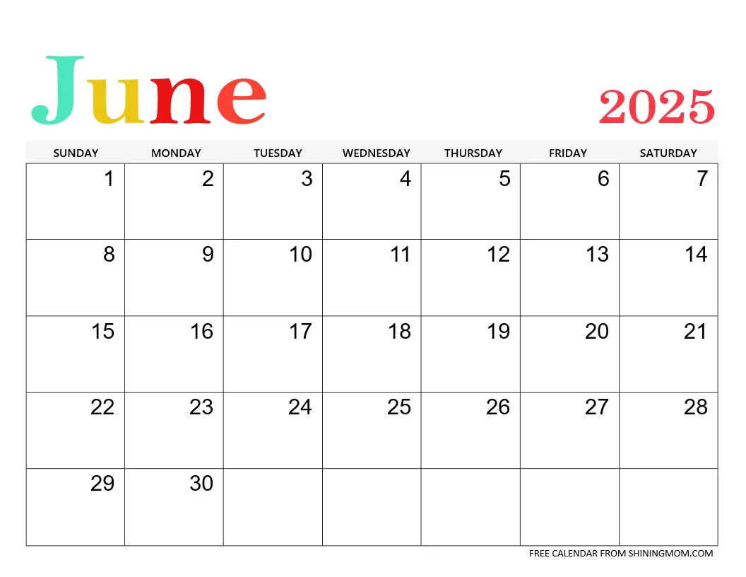 Calendar Printable Free