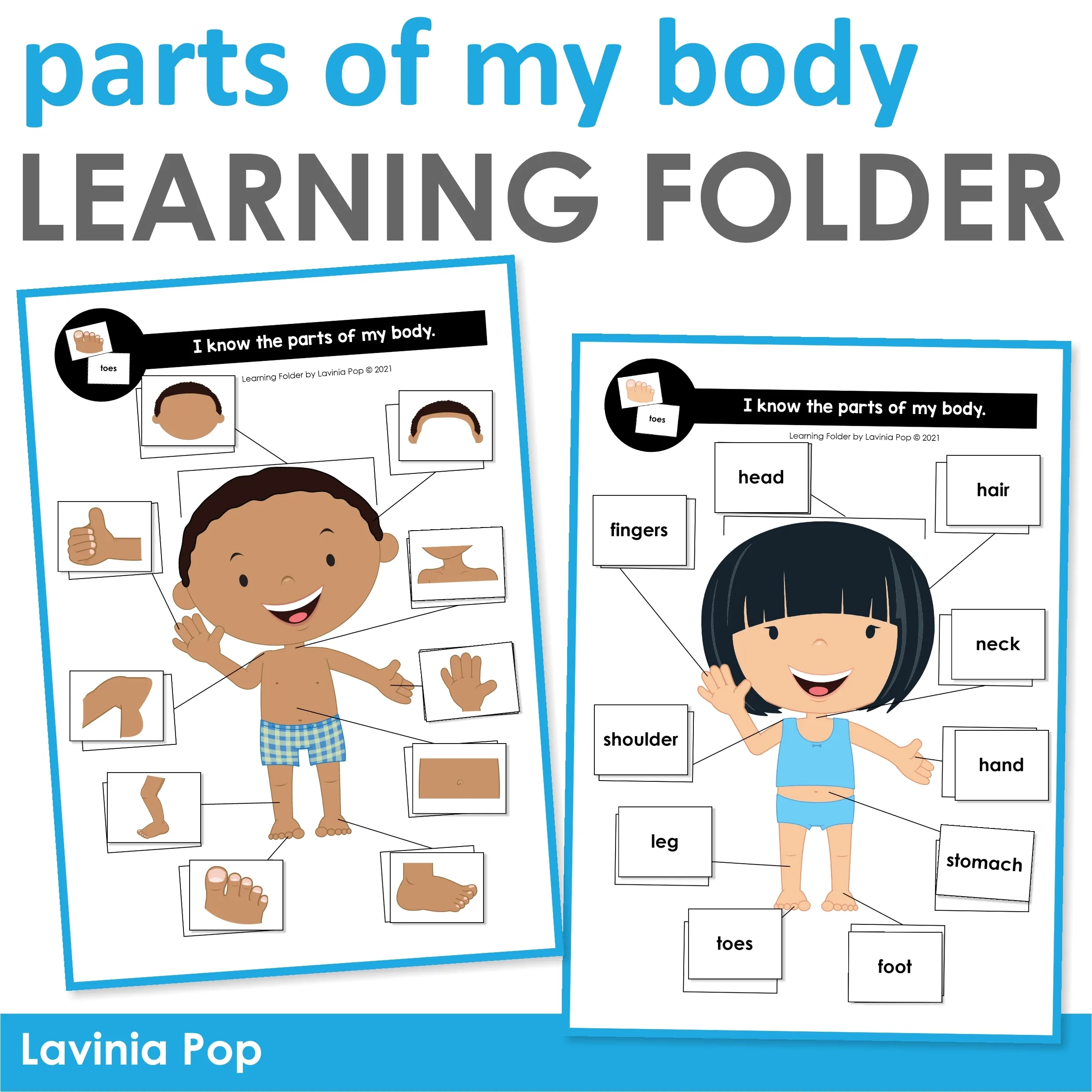 Preschool Learning Folder Free Printables