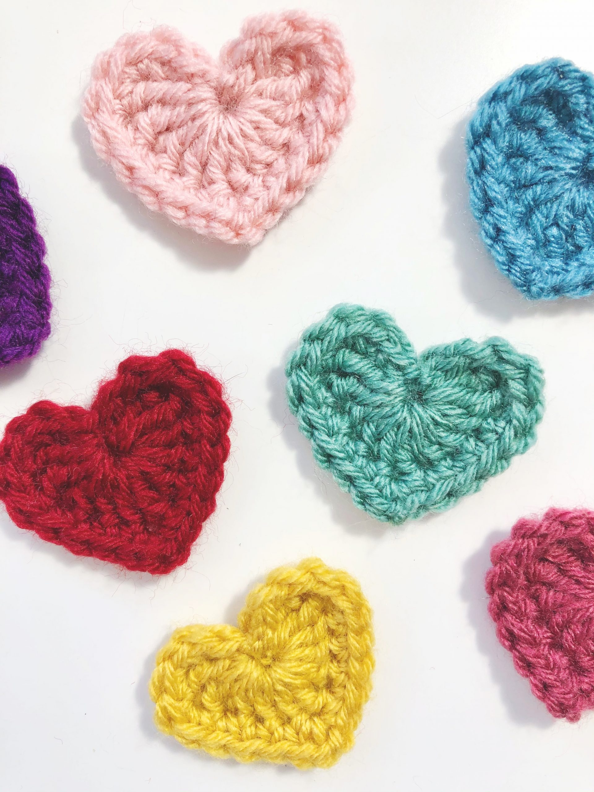 Little Hearts Free Crochet Heart Pattern Noelebelle Crochet