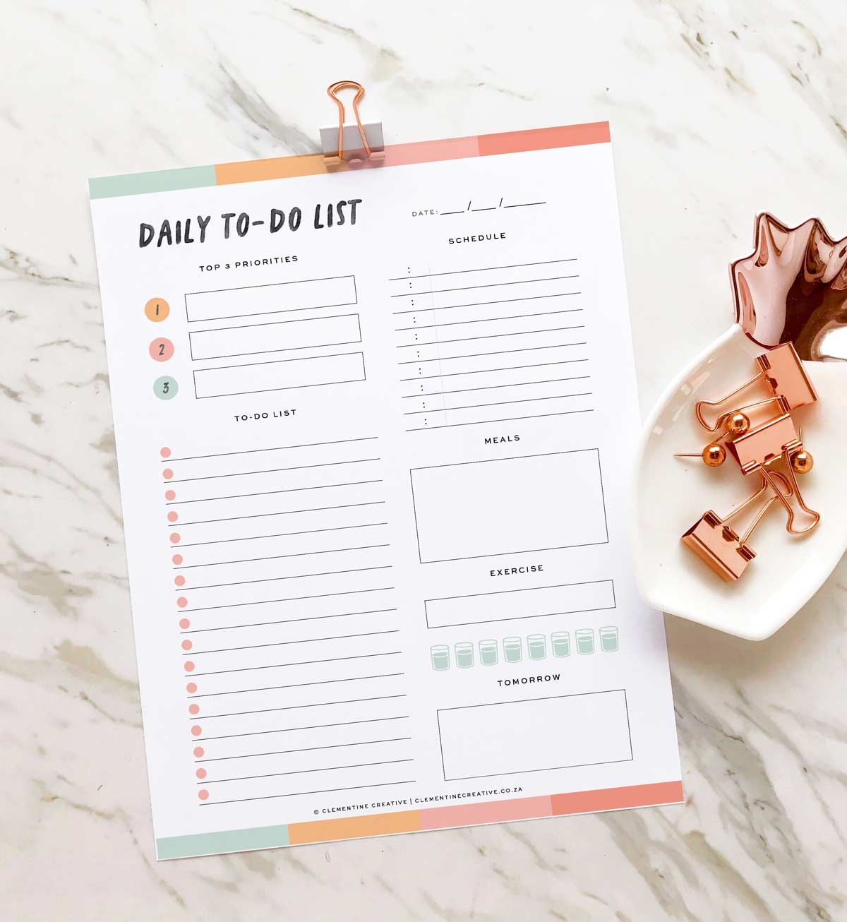 Free Printable To Do List Template