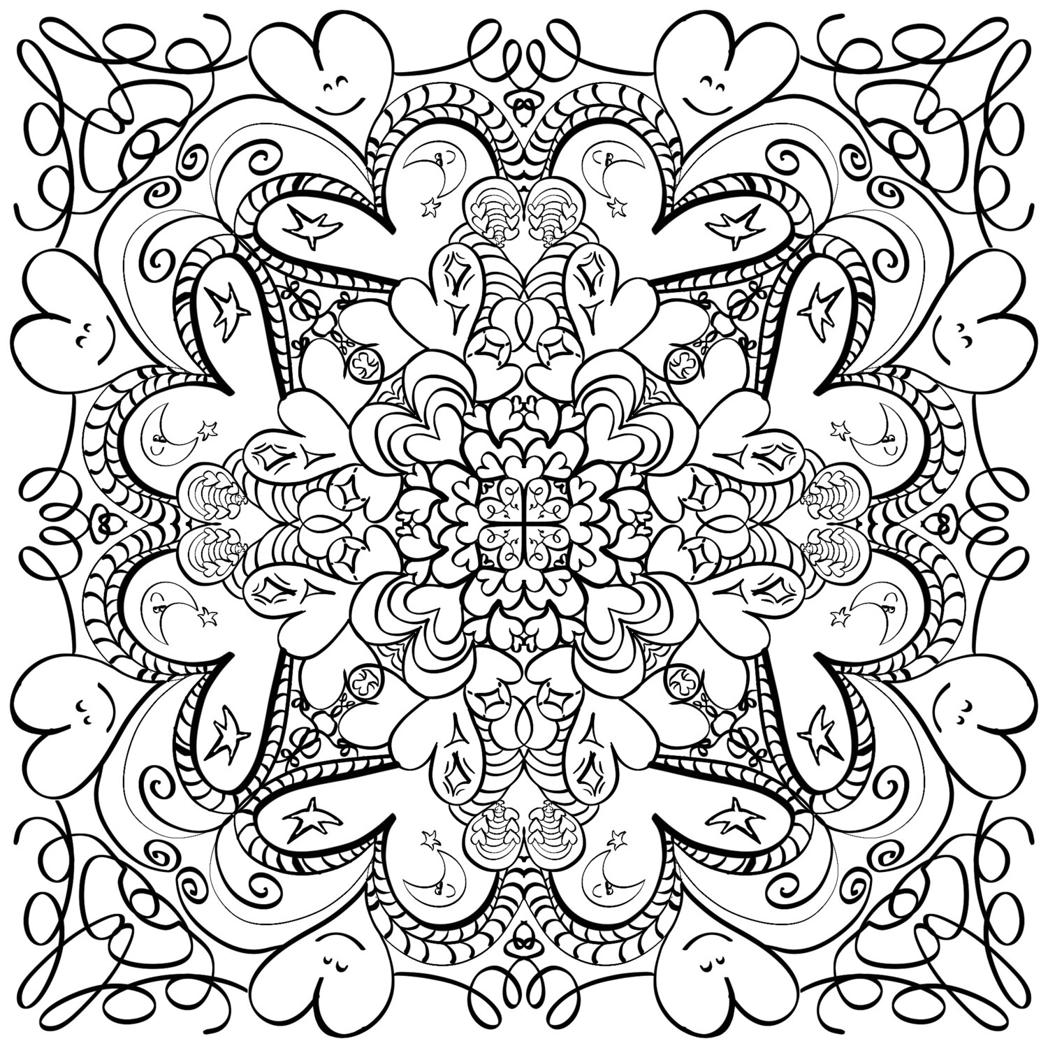 Mandala Adult Coloring Books Free Printable Pages