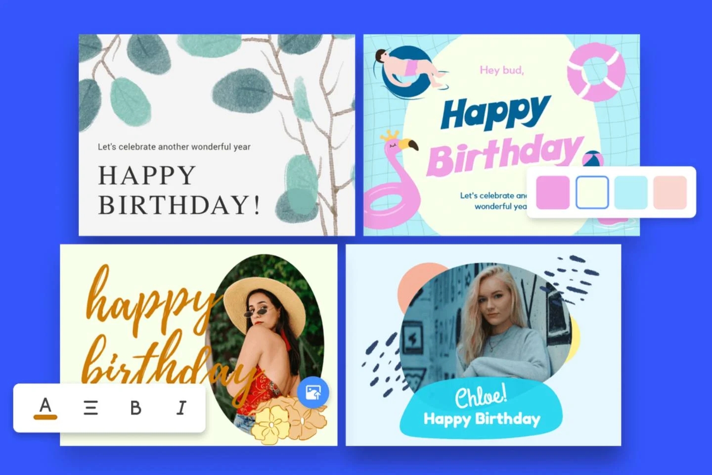 Online Free Birthday Card Maker Create Birthday Cards Easily Fotor