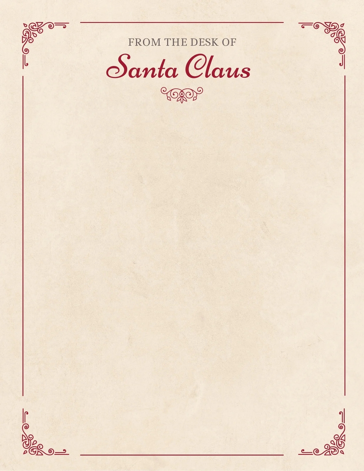 Page 2 Free Printable Santa Letter Templates You Can Customize Canva
