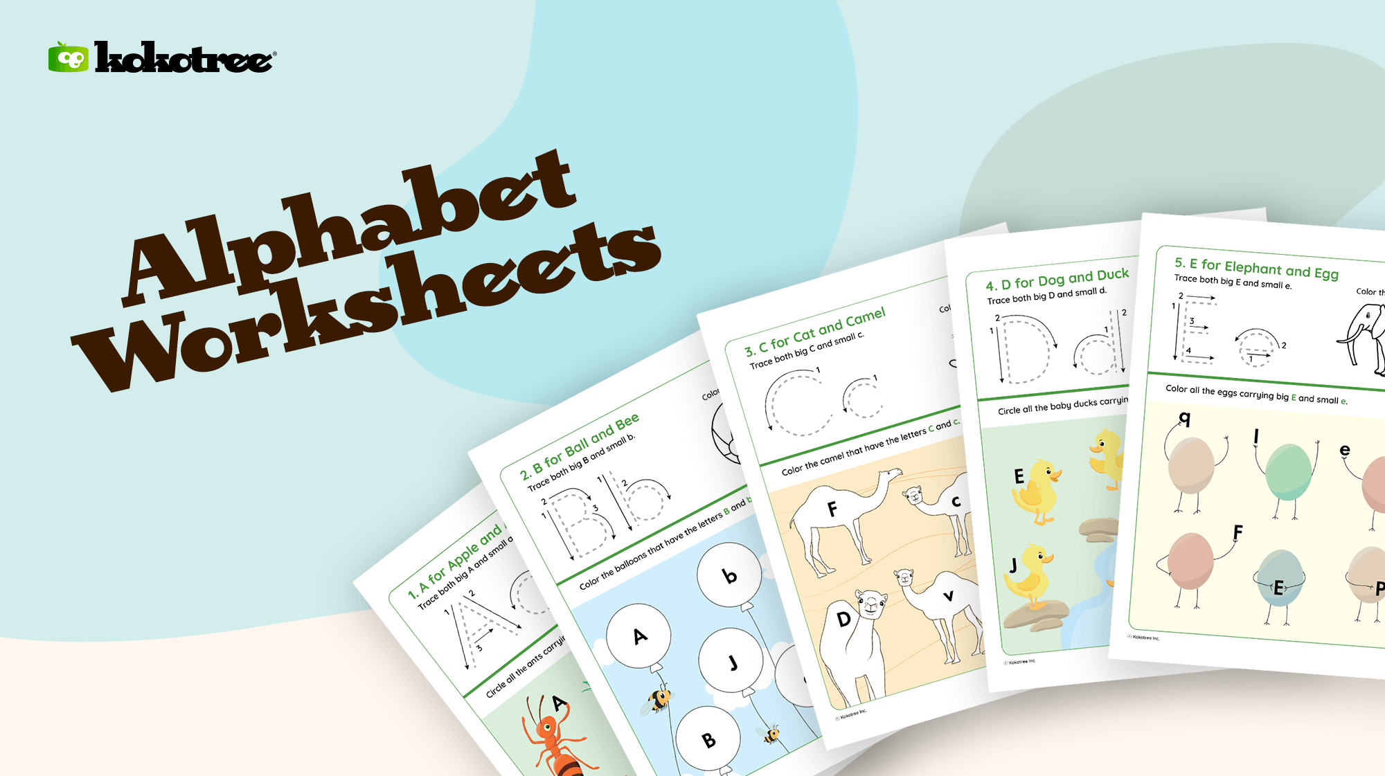 Alphabet Free Printable Worksheets Pdf