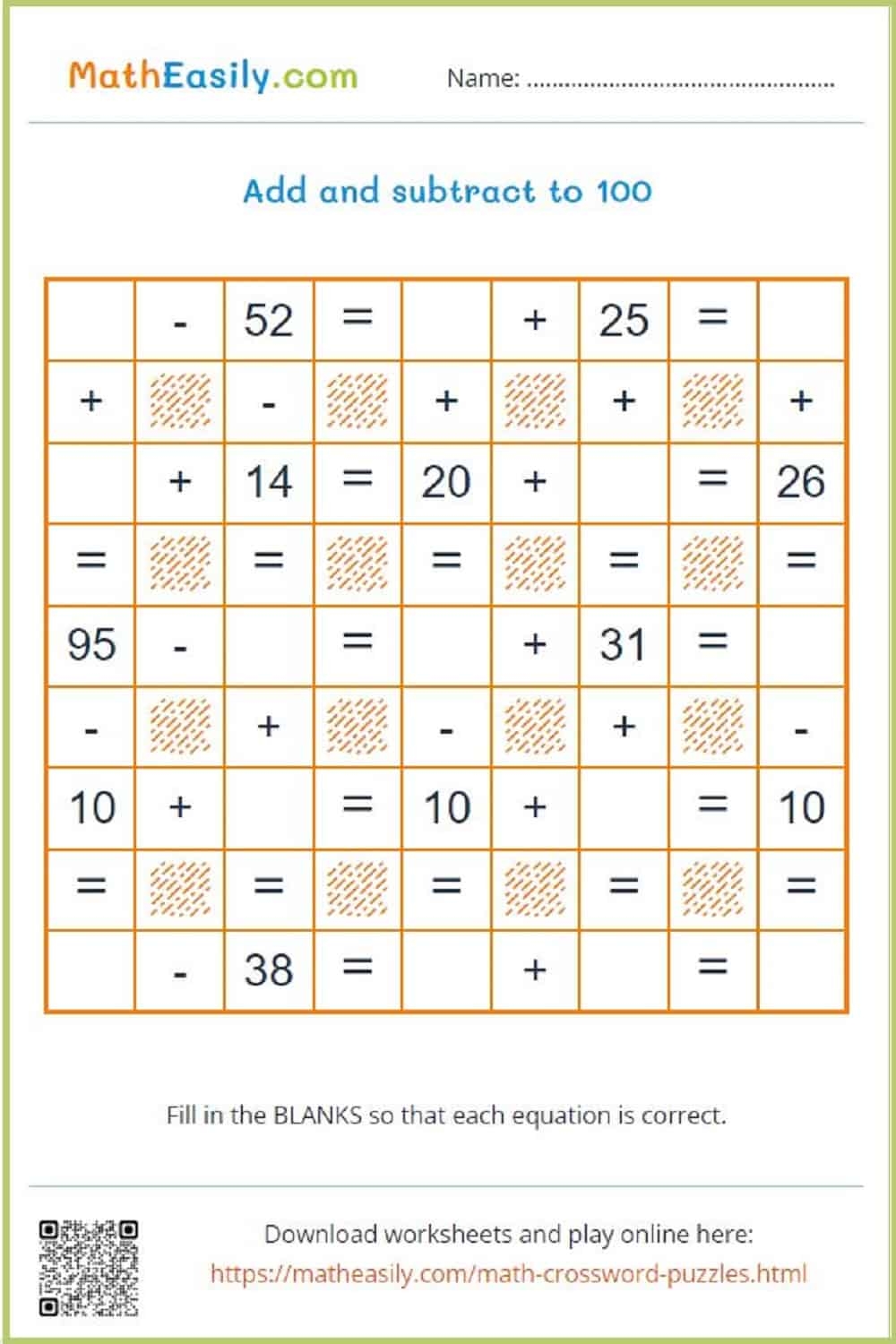 Printable 3rd Grade Math Worksheets PDF Free Download