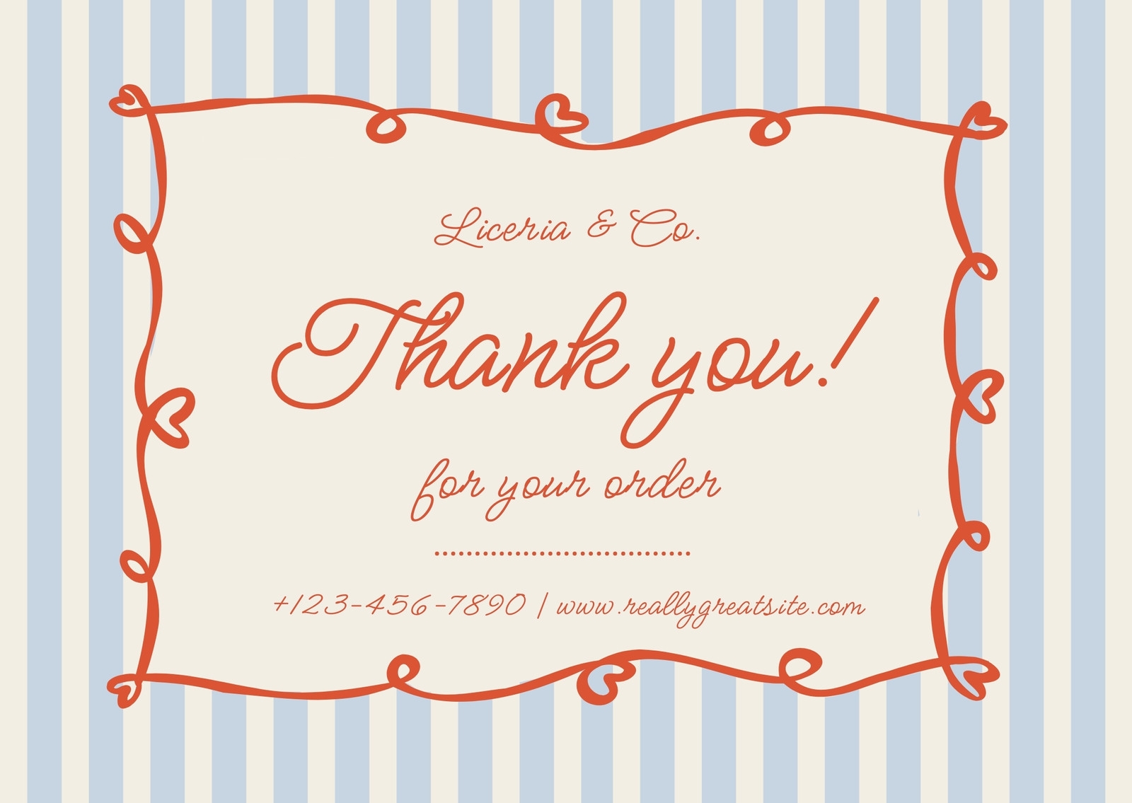 Printable Customizable Thank You Card Templates Canva