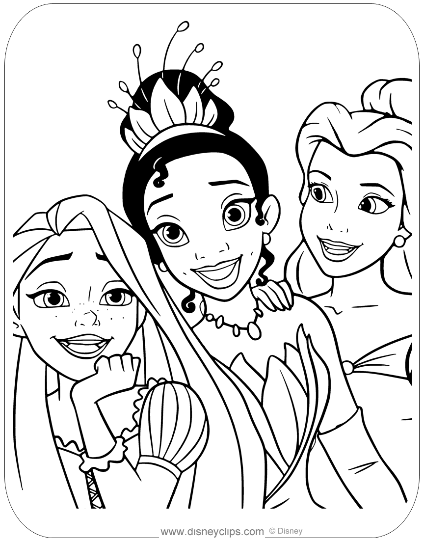 Free Printable Princess Coloring Pages