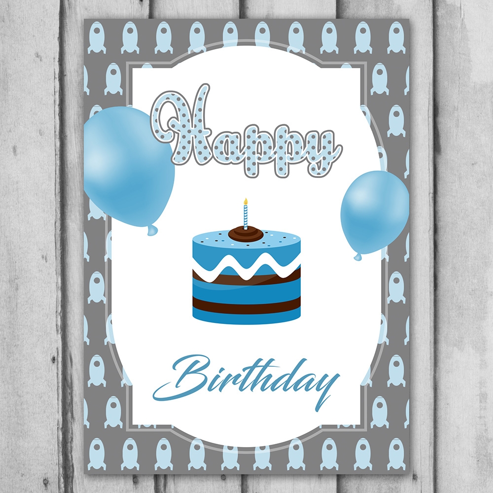 Printable Birthday Cards Free Boy