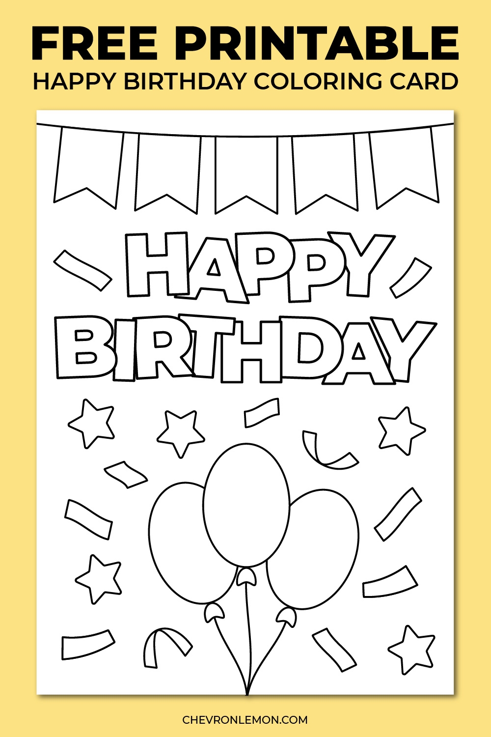 Birthday Card Free Printable