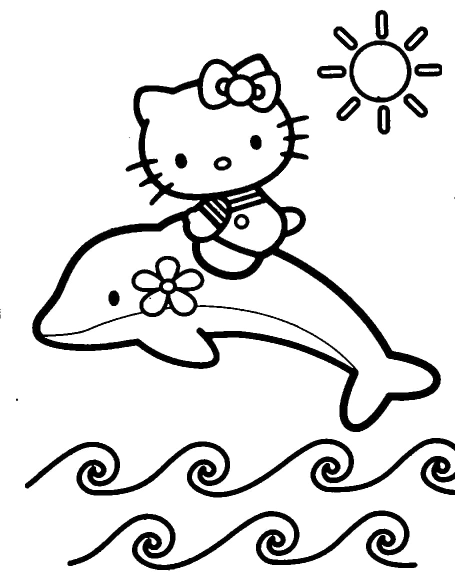 Hello Kitty Coloring Sheets Free Printable