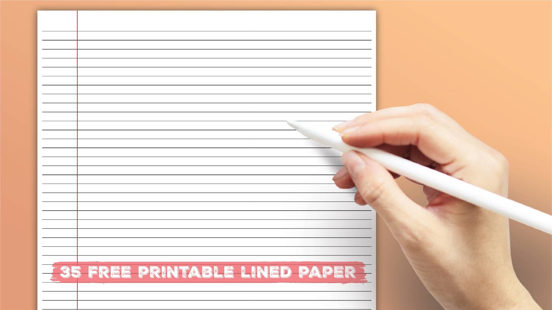 Lined Paper Printable Free