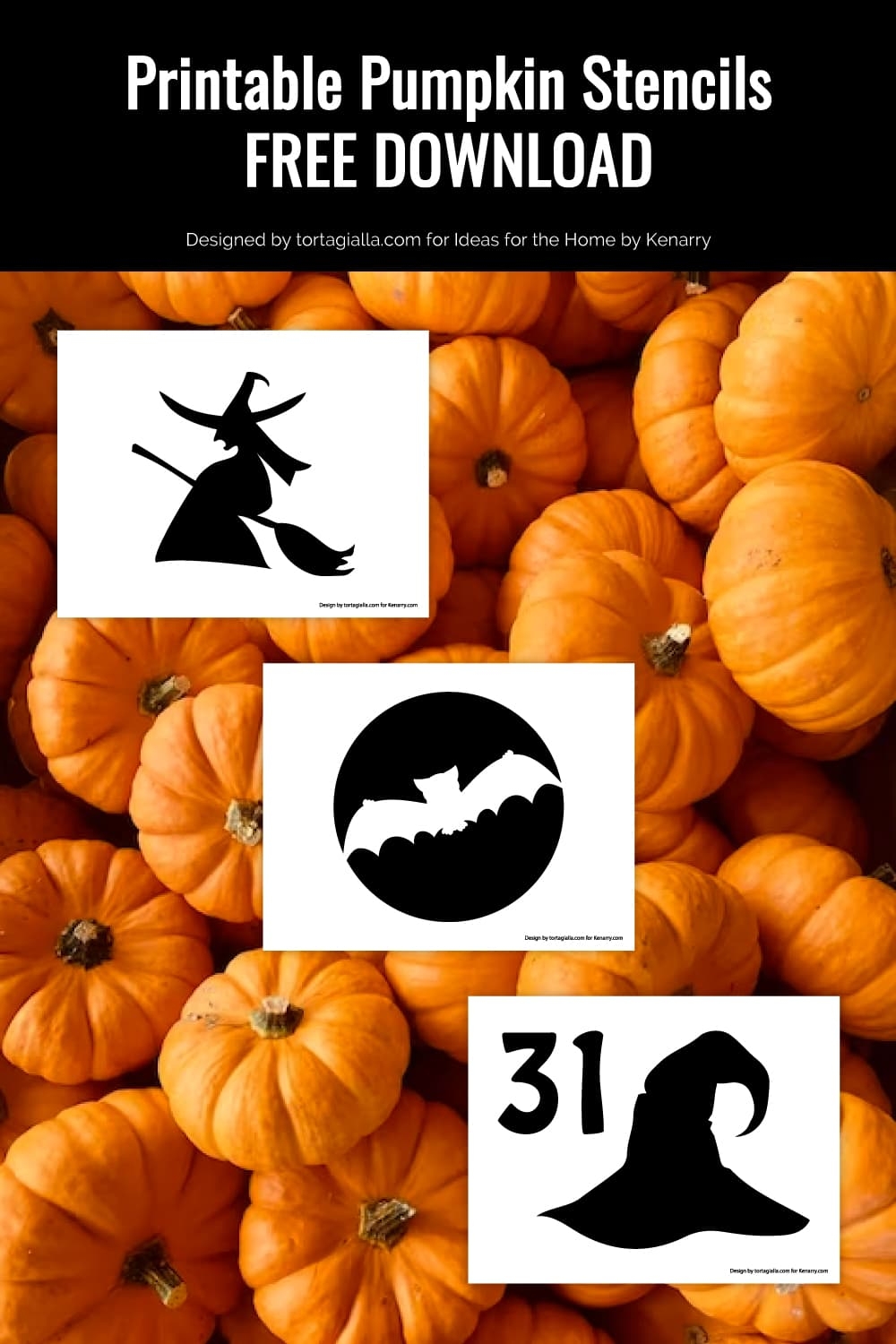 Printable Pumpkin Stencils Bats And Witches Ideas For The Home