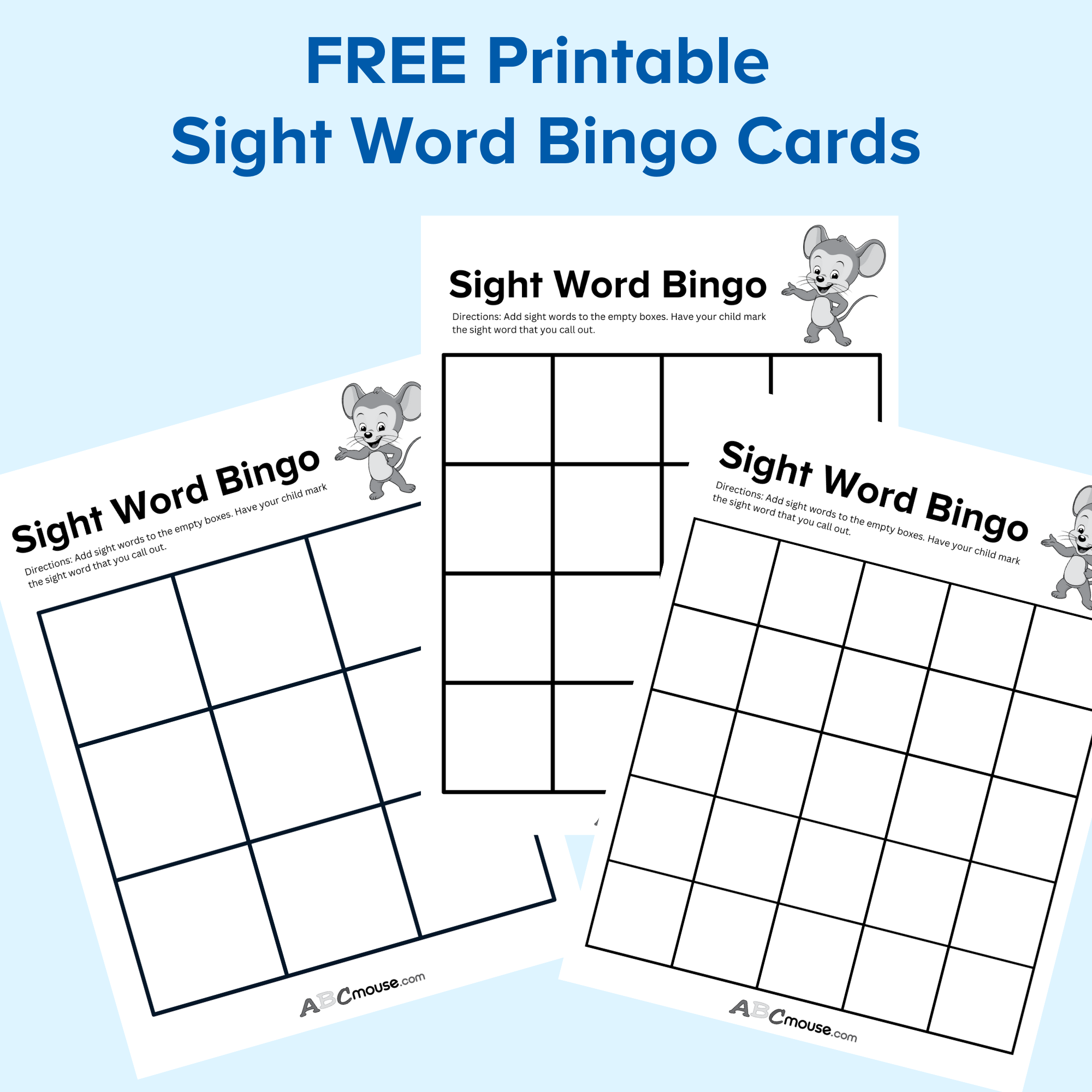 Bingo Templates Free Printable