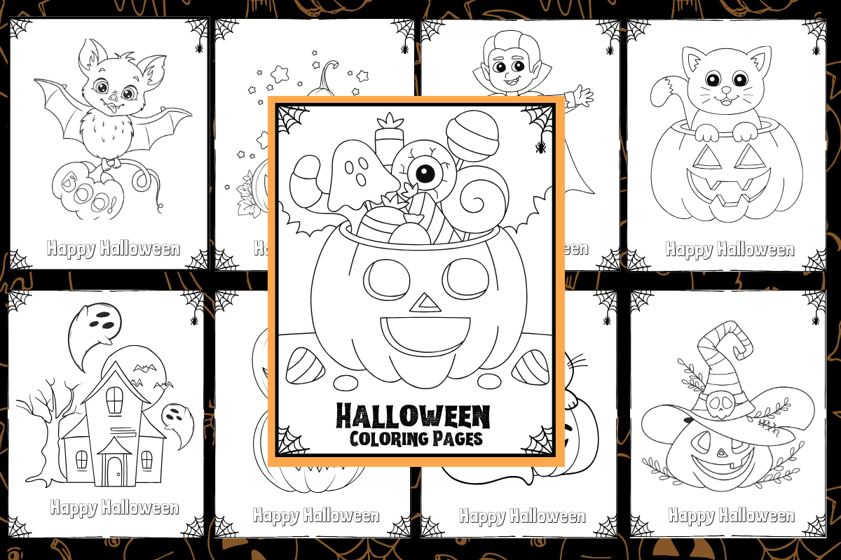 Free Coloring Pages For Halloween Printable