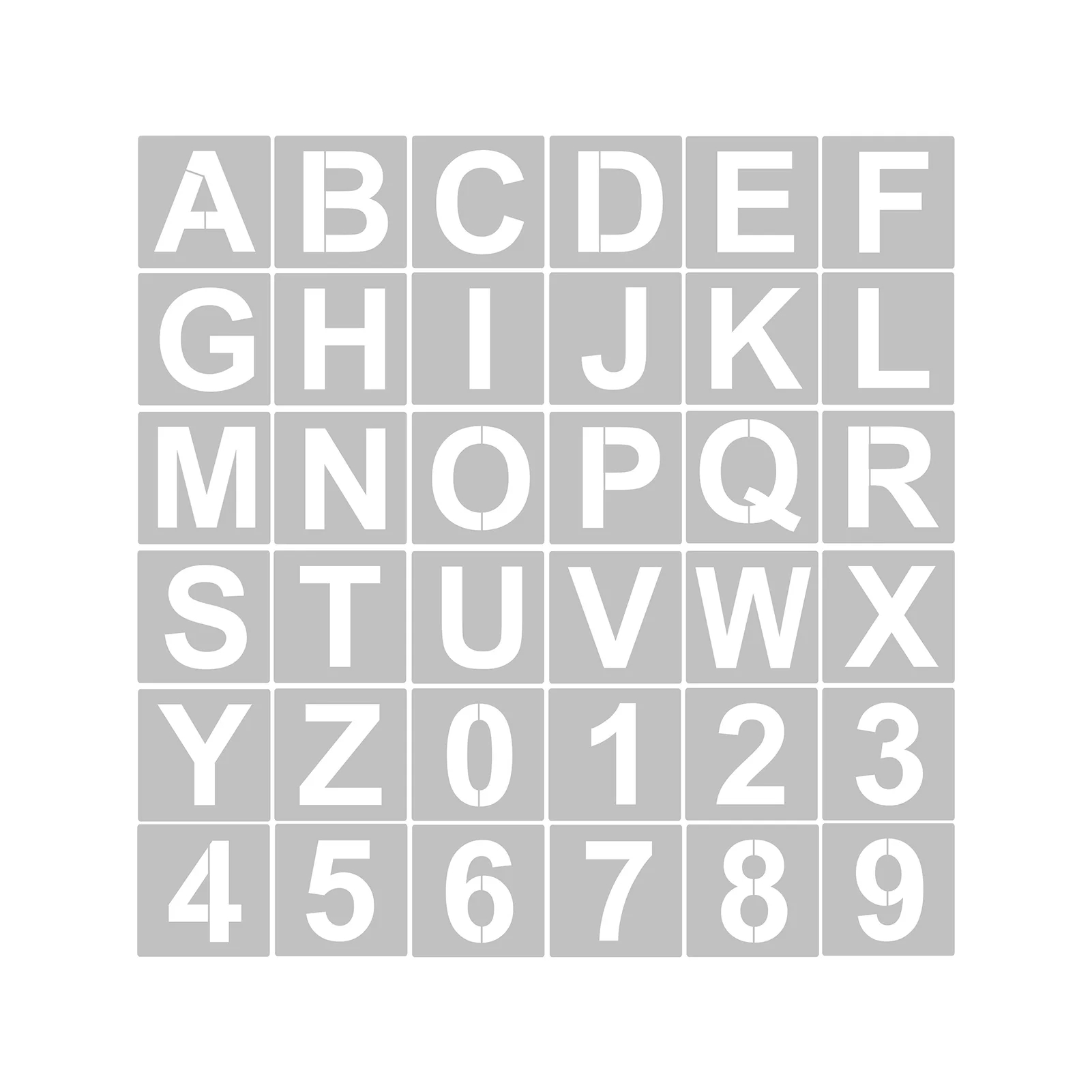 Alphabet Stencils Free Printable 4 Inch