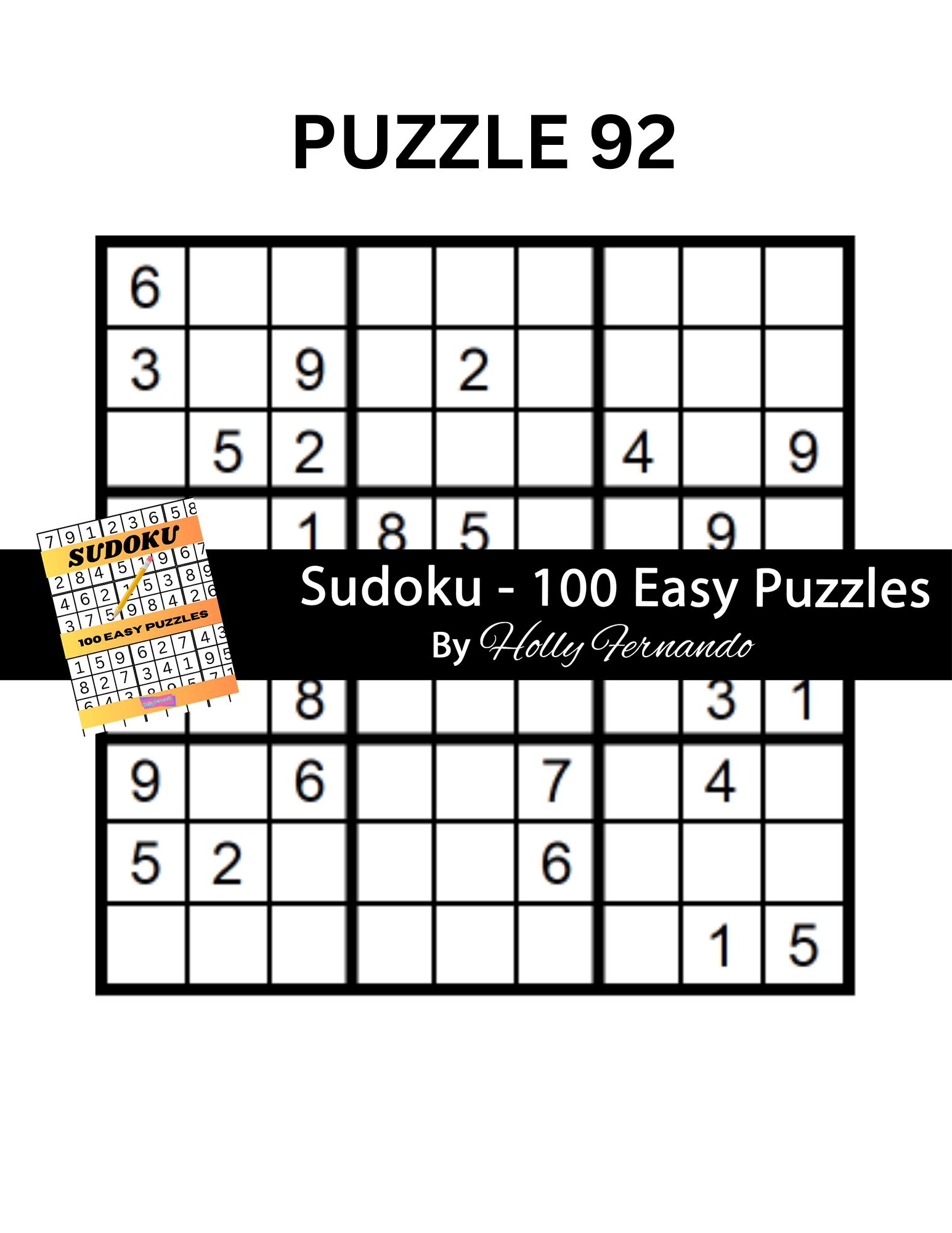 Sudoku 100 Easy Puzzles Holly Fernando