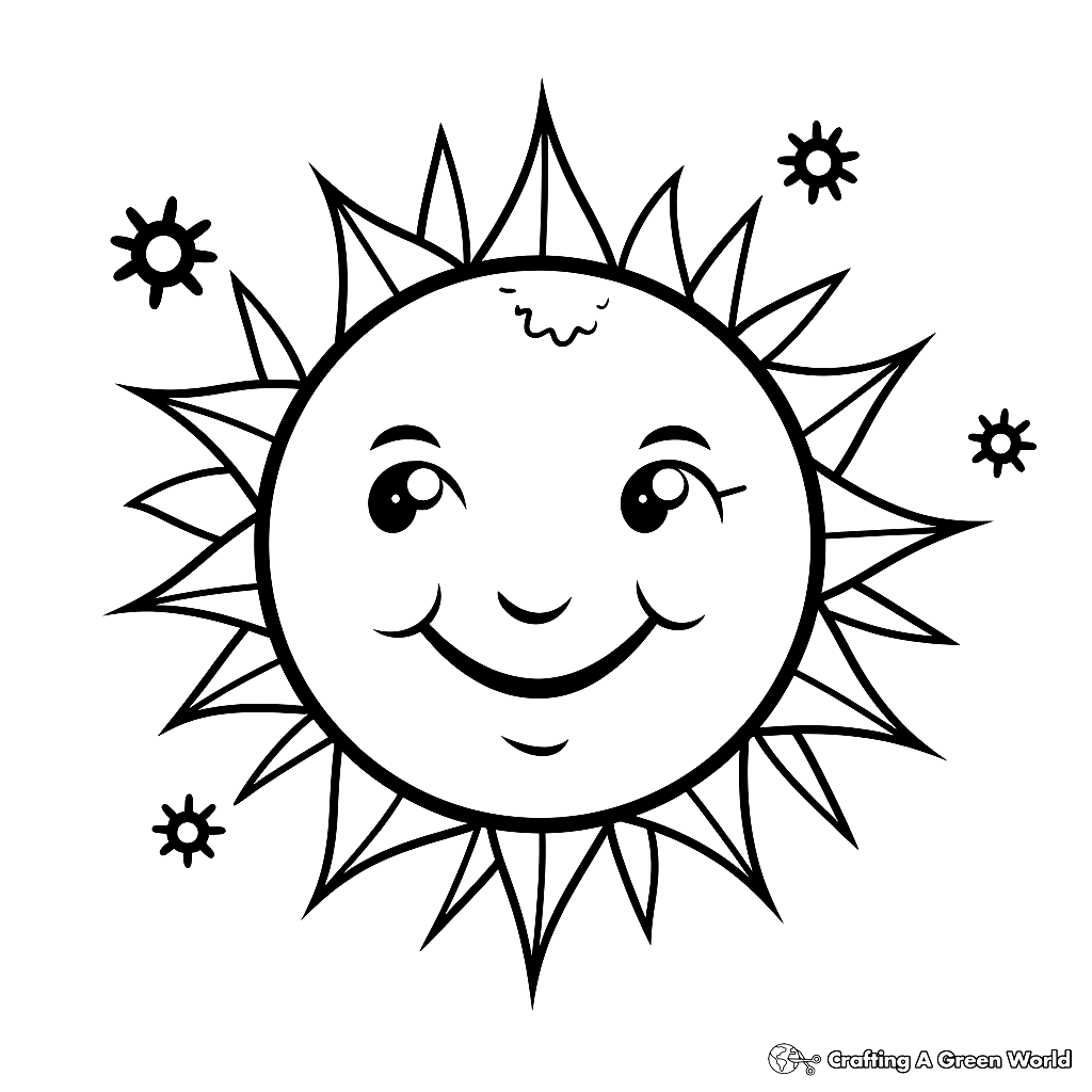 Free Printable Pictures Of Sun Moon And Stars
