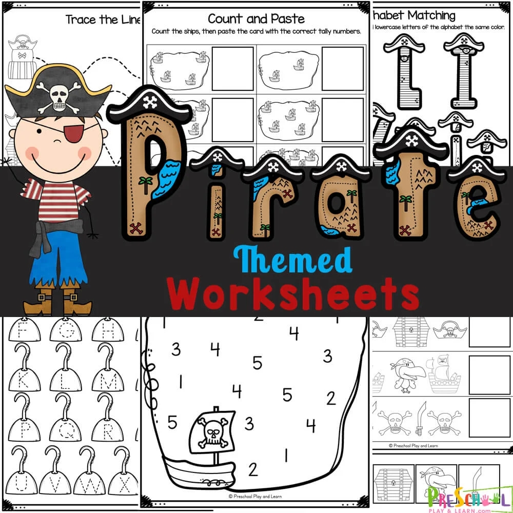 TONS Of FREE Printable Preschool Worksheets