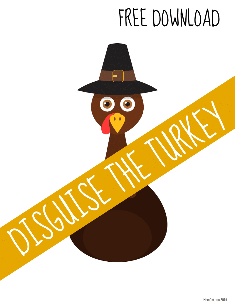 Disguise A Turkey Printable Pdf Free Download