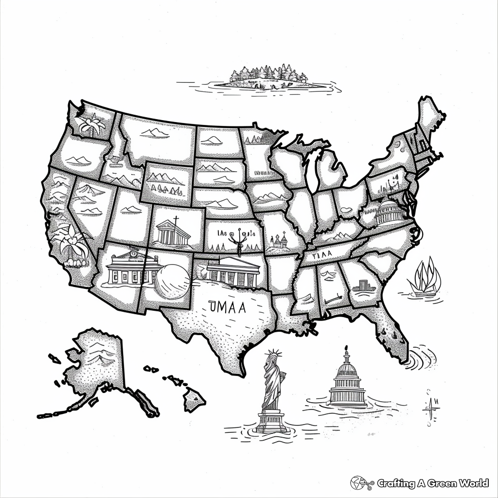 Free Printable Us Map