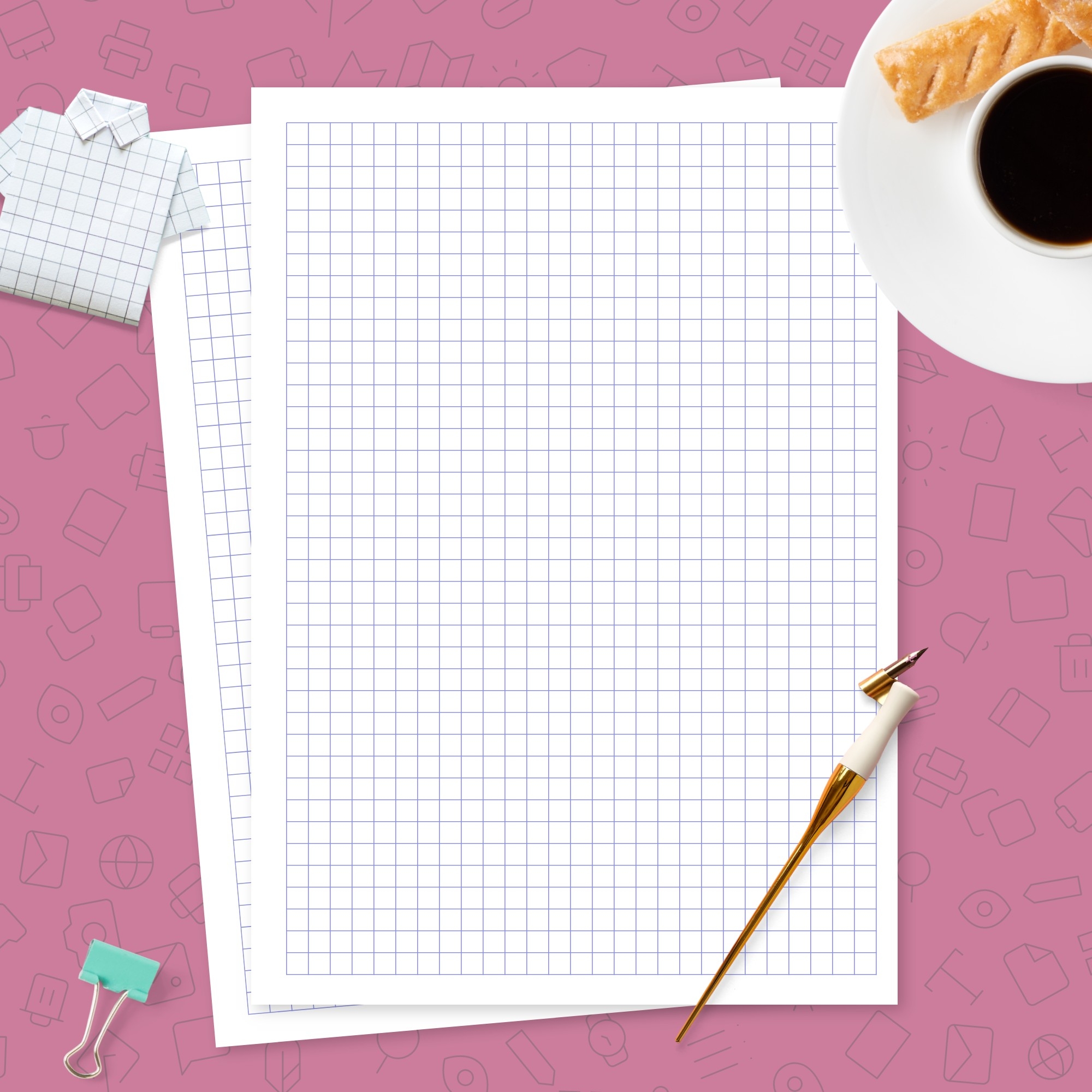 Graph Paper Printable Free Pdf 3/4 Inch
