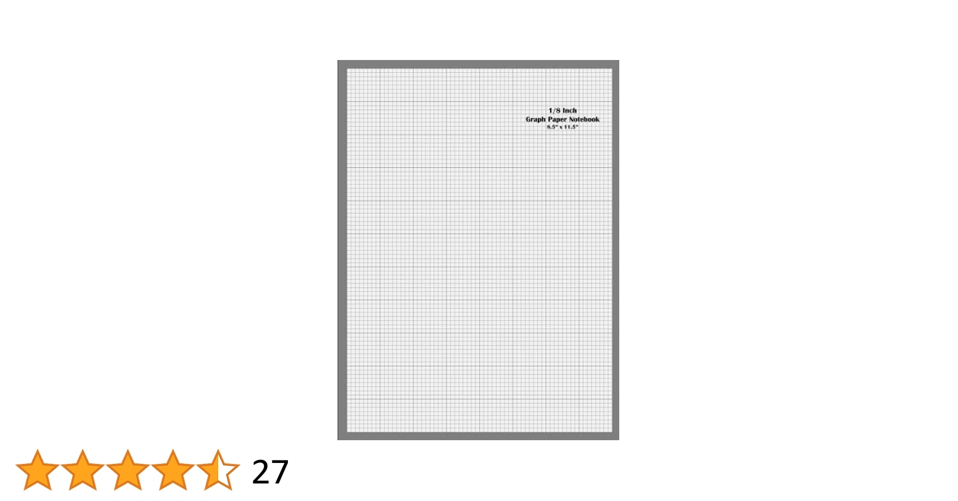 Printable Graph Paper Free 1/8 Inch