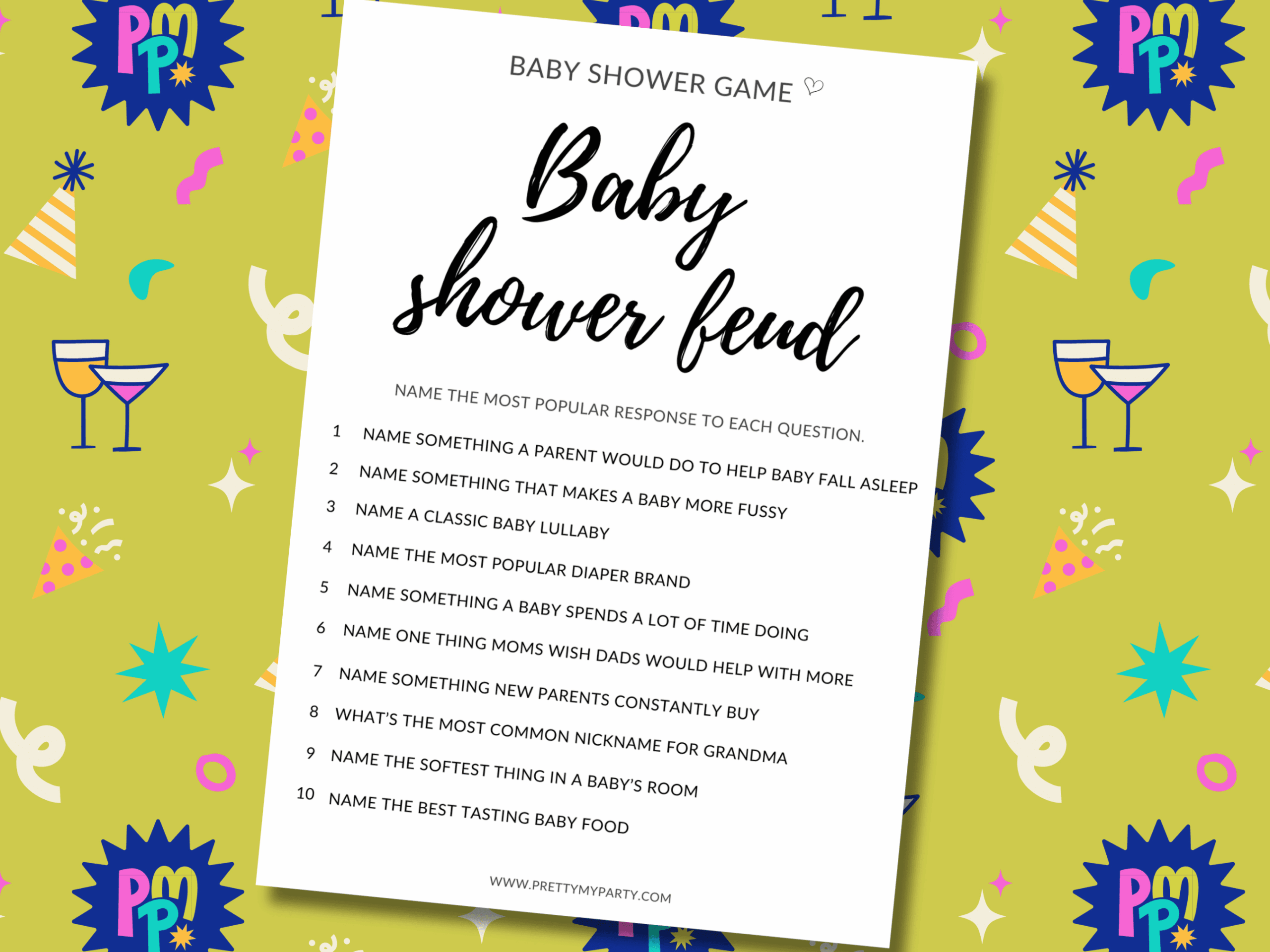 10 Free Printable Baby Shower Games Pretty My Party