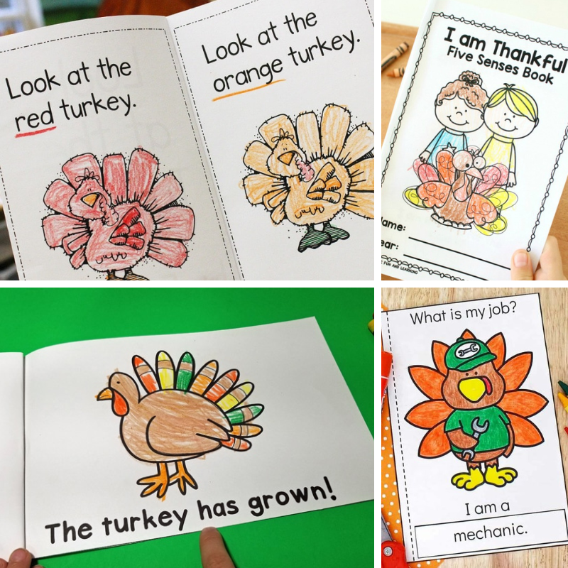 Free Preschool Thanksgiving Printables