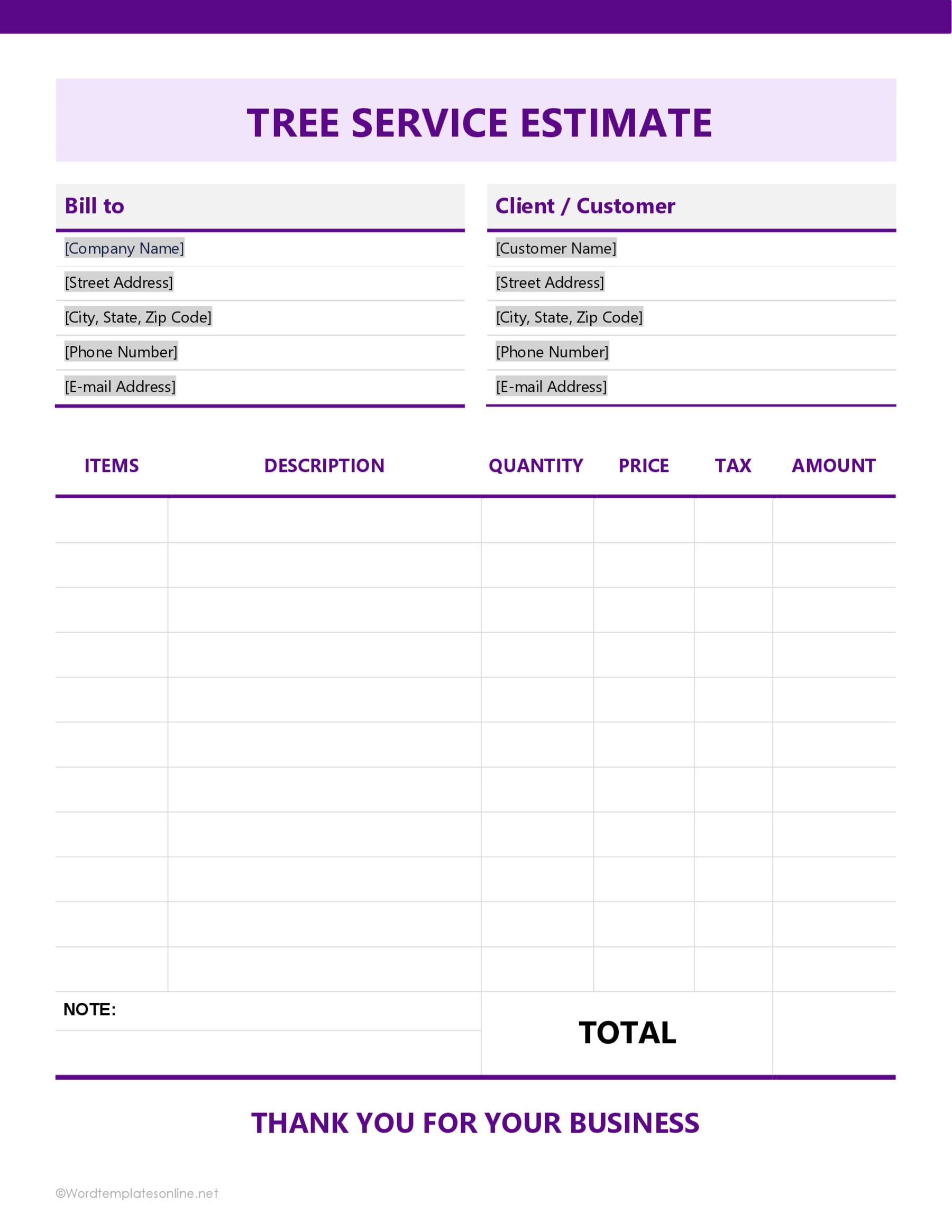 100 Free Invoice Templates For Every Business