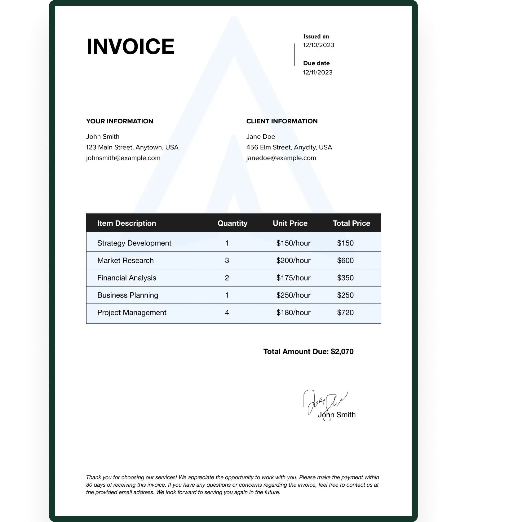 100 Invoice Templates FREE Download Updated In 2025
